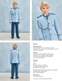 Vista previa El Corte Inglés Comuniones 2026 válido desde el 19.11.2025 | Página: 16 | Productos: Camisa, Chaleco, Traje