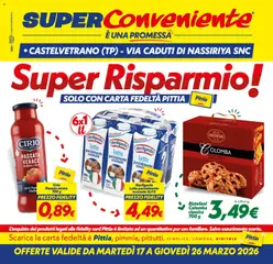 Anteprima del volantino SuperConveniente volantino Castelvetrano valido a partire dal 17.03.2026