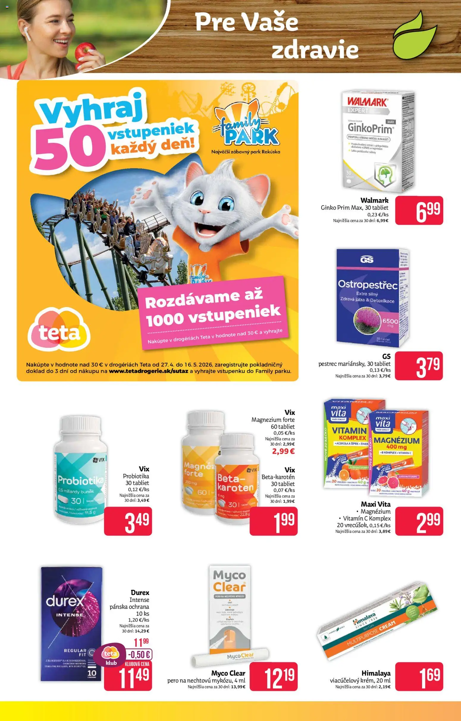 Nové Teta drogerie akcie – leták je platný od 27.04.2026 | Strana: 12 | Produkty: Pero