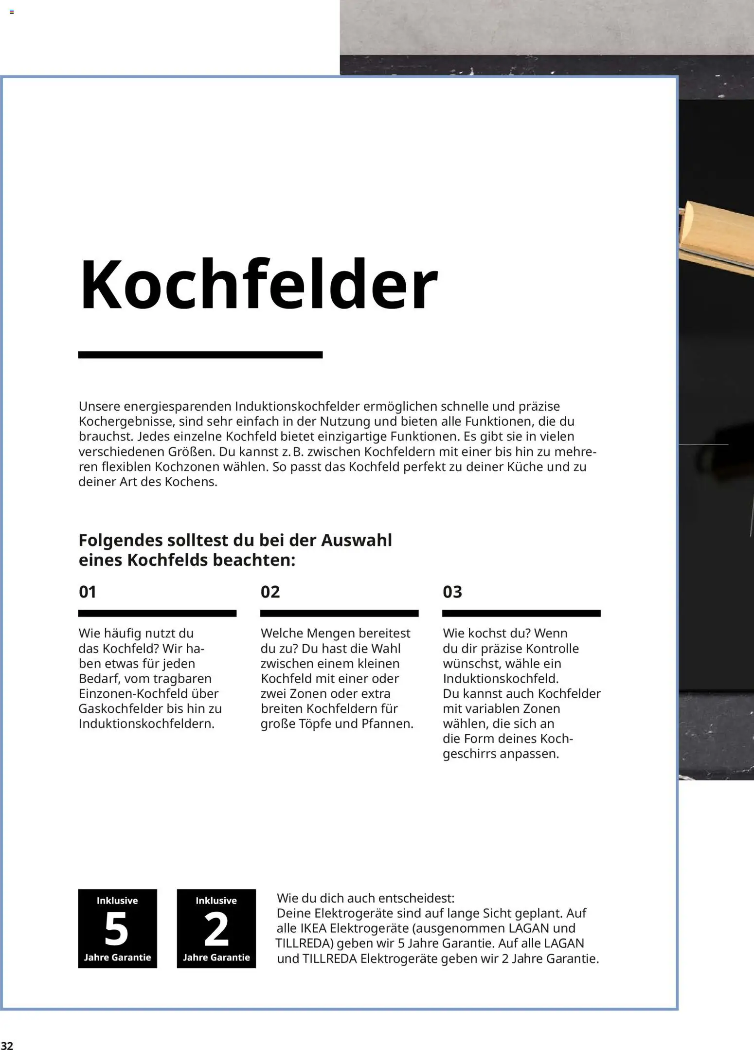 Ikea Elektrogeräte – gültig ab 10.04.2026 | Seite: 32 | Produkte: Küche, Kochfeld