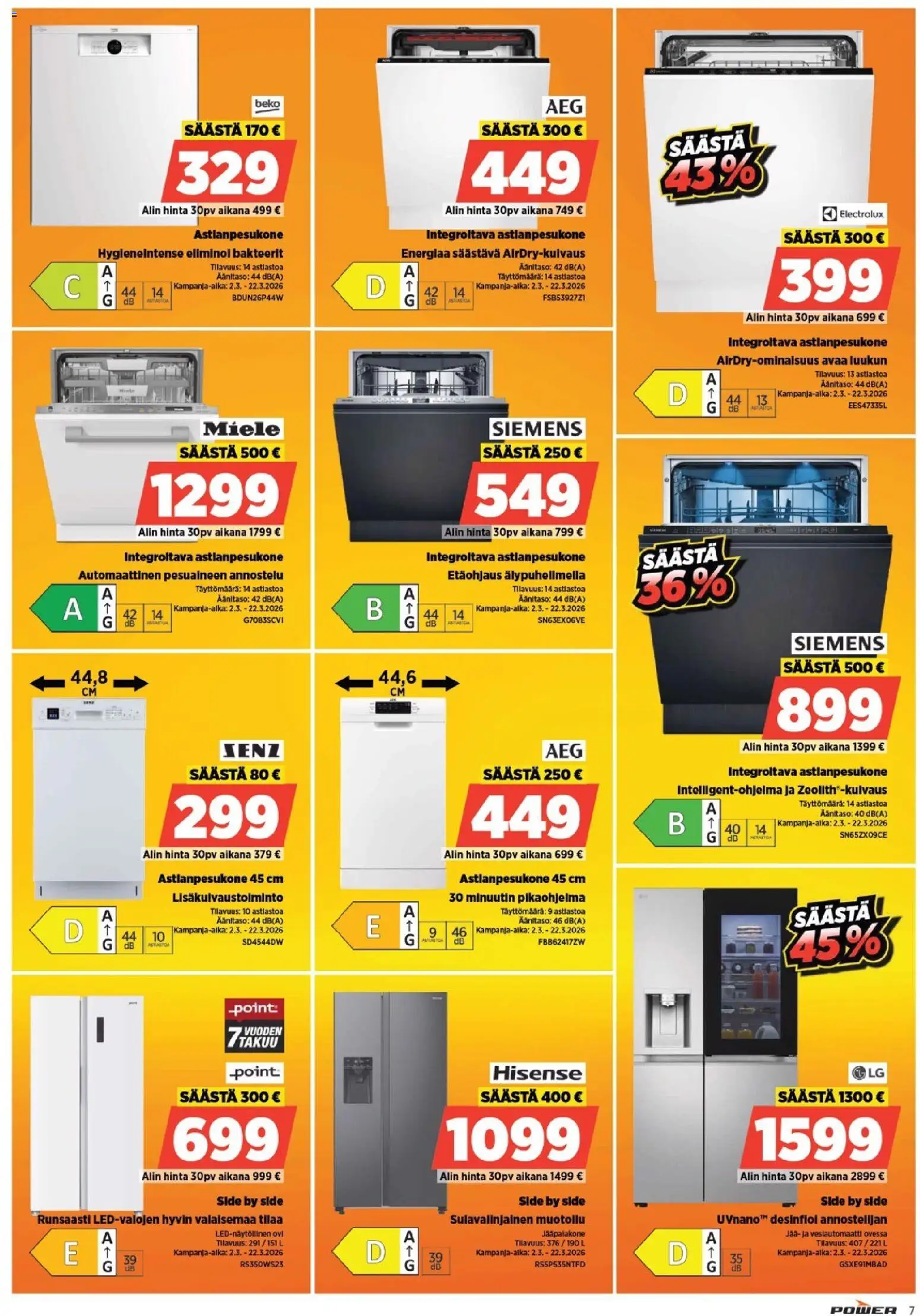 Power tarjoukset – voimassa 09.03.2026 alkaen | Sivu: 7