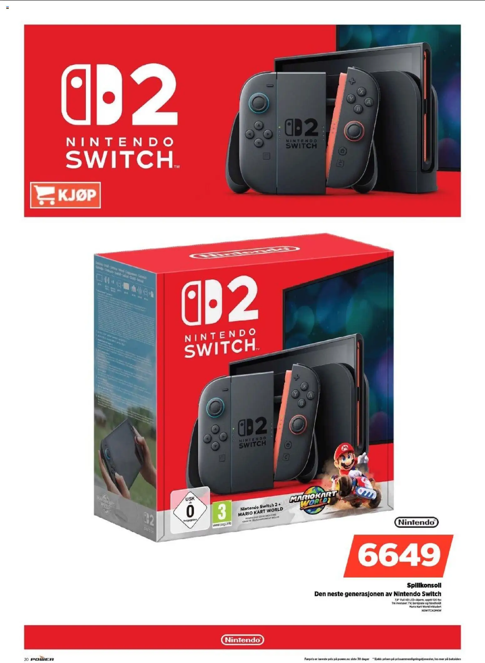 {H1} | Side: 20 | Produkter: Spillkonsoll, Slow cooker, Nintendo