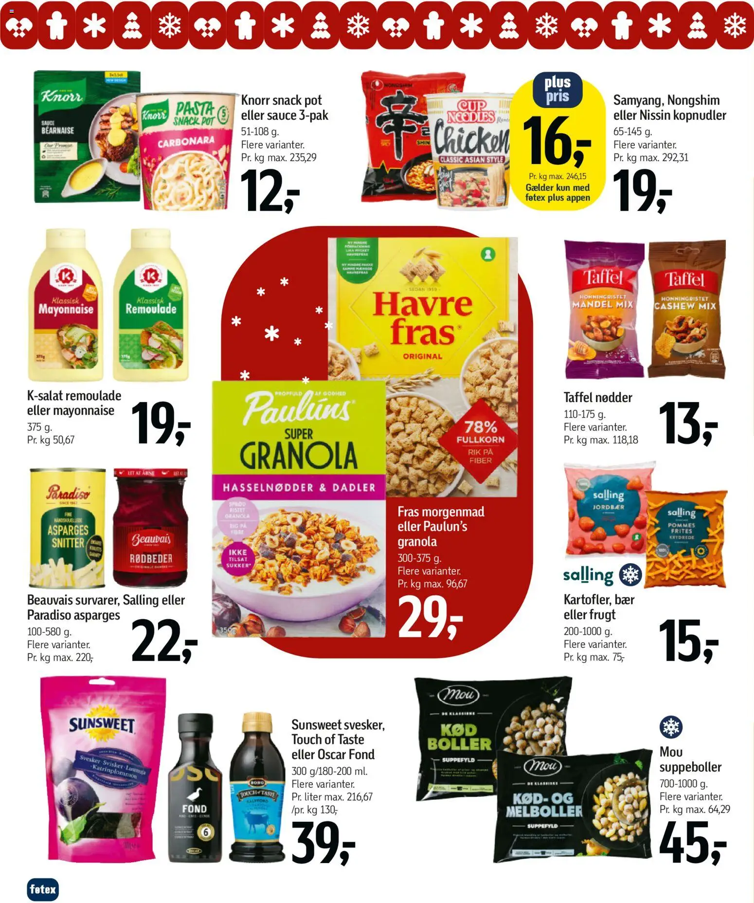 Føtex tilbudsavis – gyldig fra 31.10.2025 | Side: 46 | Produkter: Pasta, Nødder, Hasselnødder, Svesker