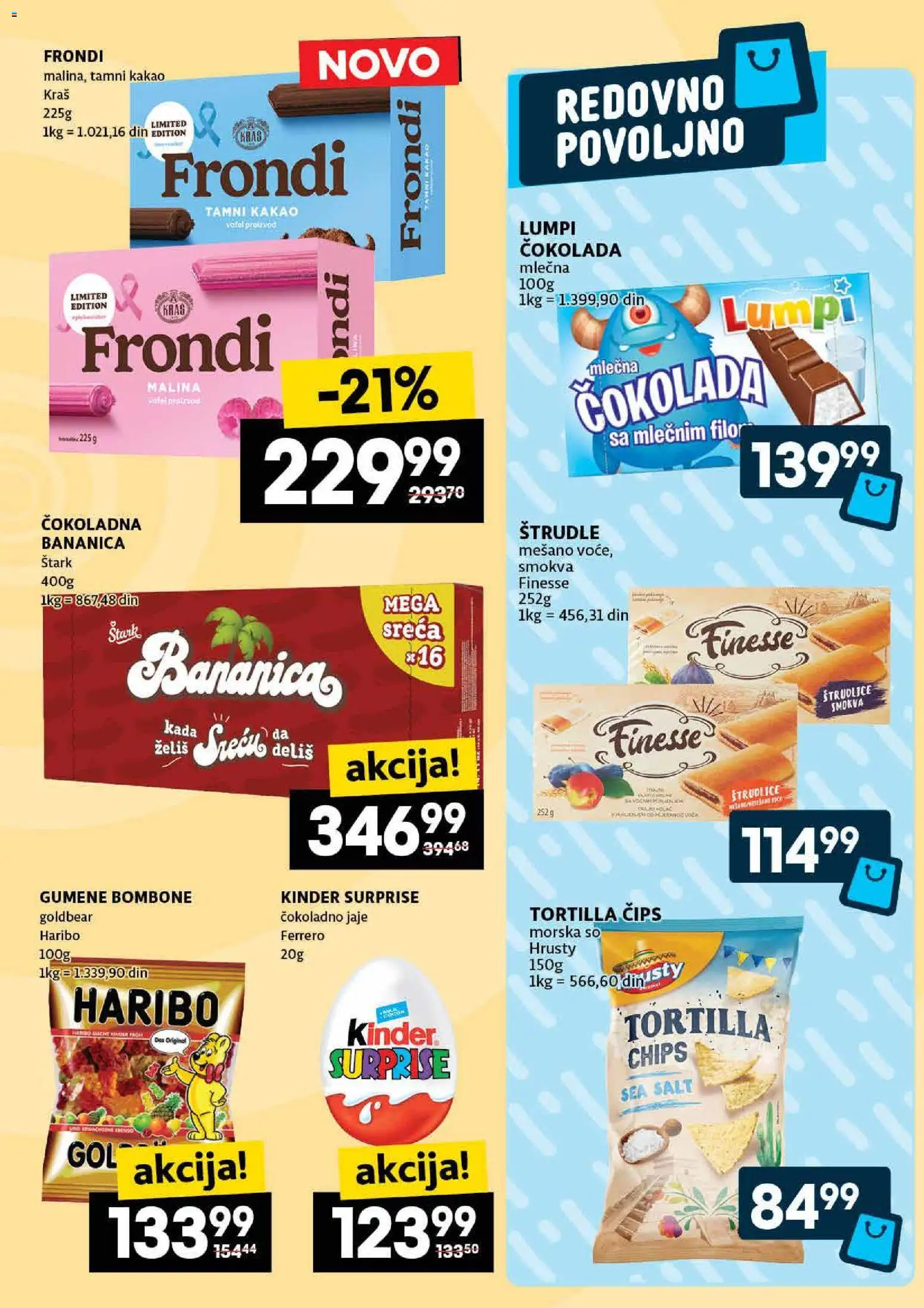 Roda katalog - važi od 30.10.2025 | Strana: 21 | Proizvode: Bombone, Haribo, Gumene bombone, Malina
