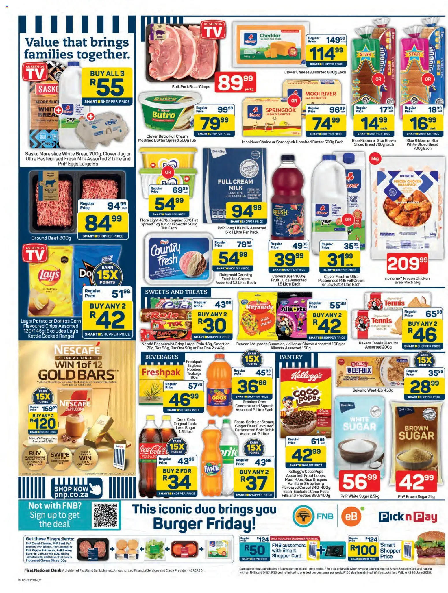 New Pick n Pay catalogue – valid from 09.04.2026 | Page: 2 | Products: Sweets, Corn, Cream, Pepper