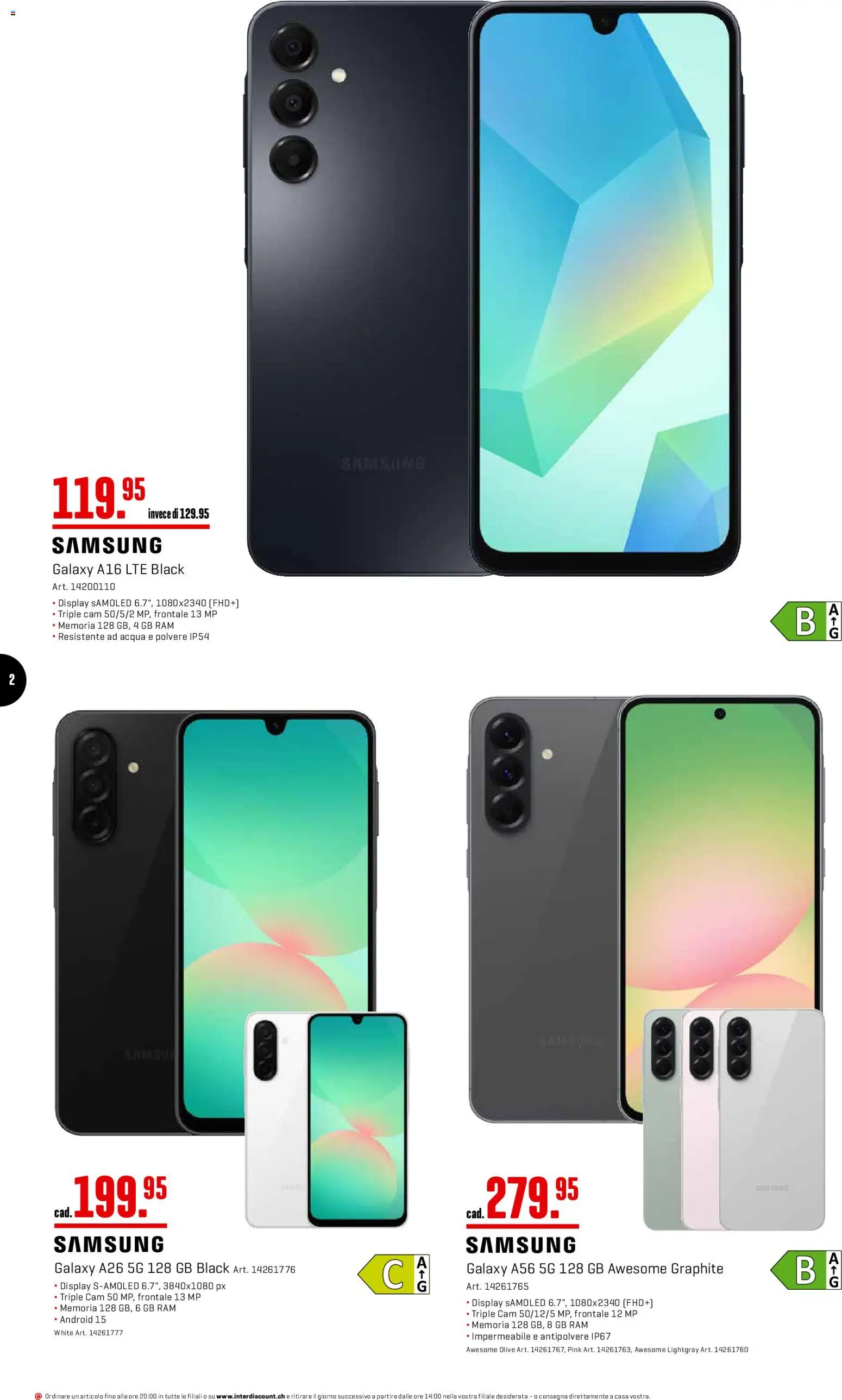 Interdiscount Aktionen Mobile IT – gültig ab 08.12.2025 | Seite: 2 | Produkte: Samsung