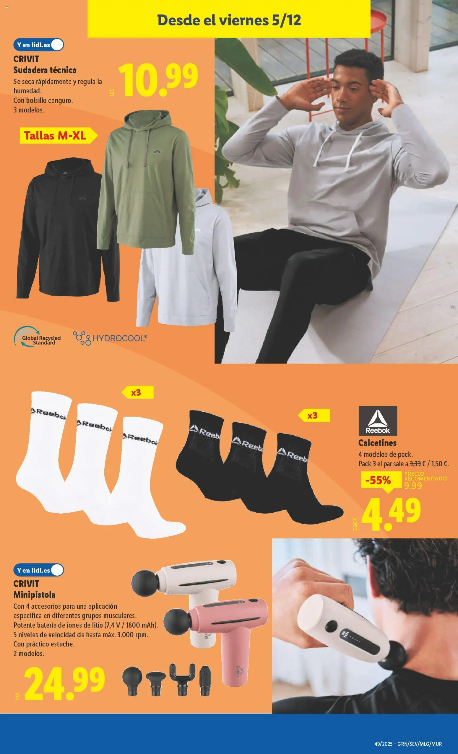 Lidl folleto de bazar │ válido desde el 01.12.2025 | Página: 31 | Productos: Sudadera, Batería