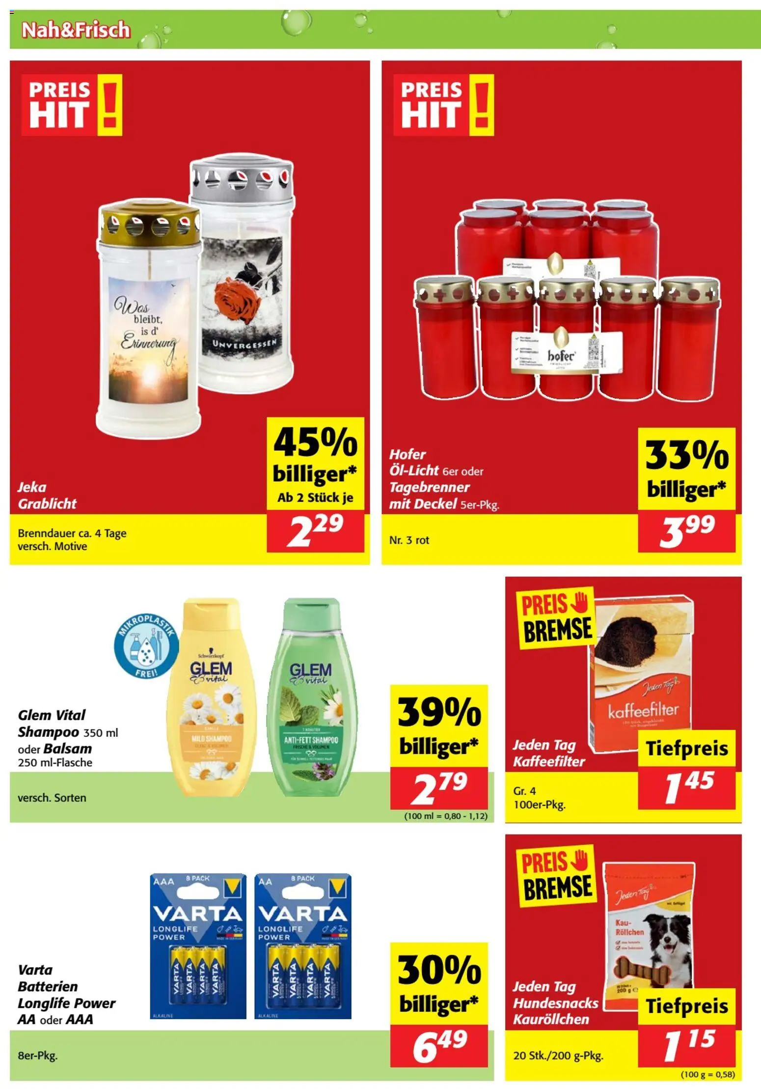 Nah und Frisch Flugblatt gültig ab 18.03.2026 | Seite: 4 | Produkte: Shampoo