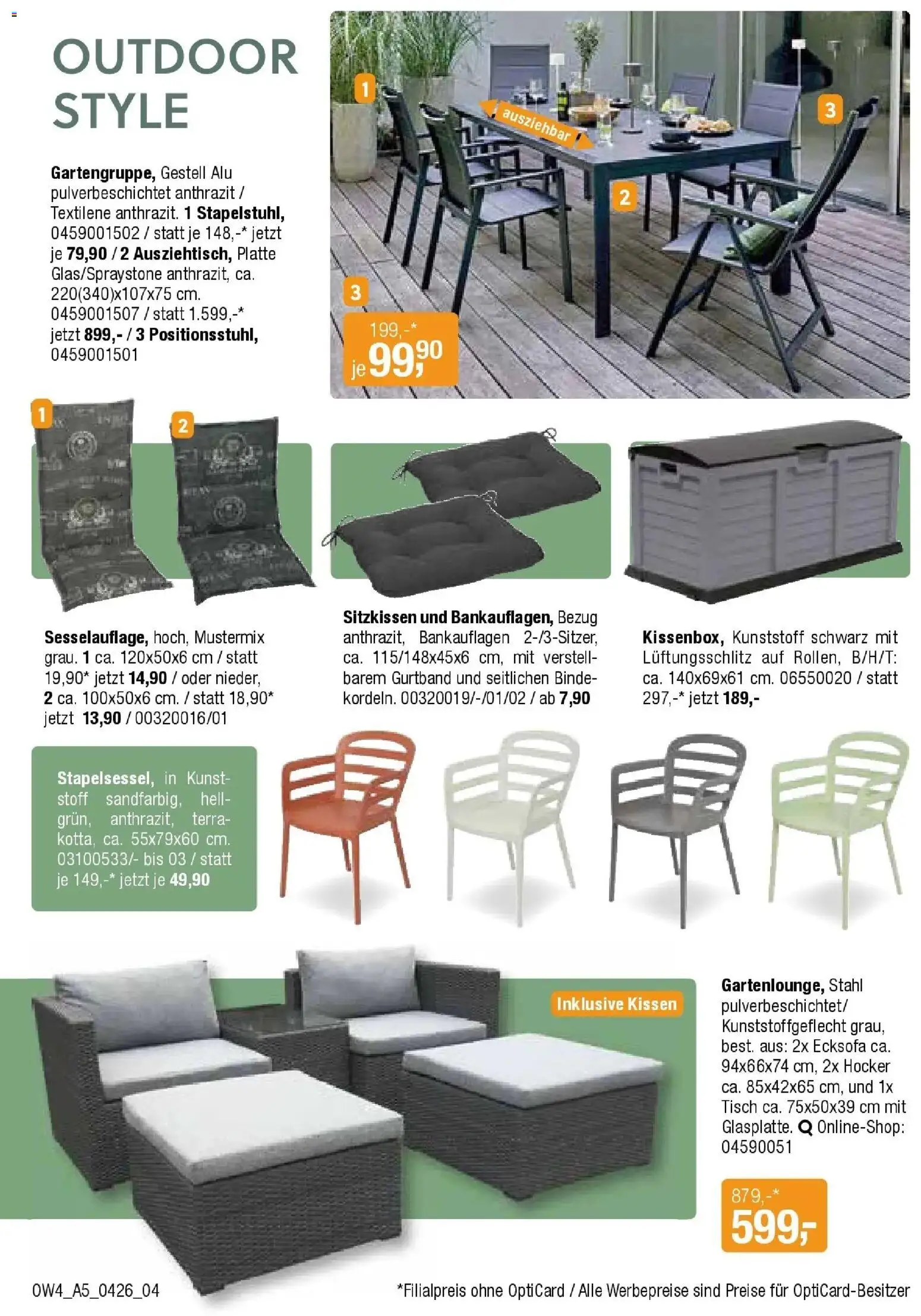 Angebote - Für Zuhause-Liebhaber – gültig ab 01.04.2026 | Seite: 4 | Produkte: Hocker, Ecksofa, Kissen, Tisch