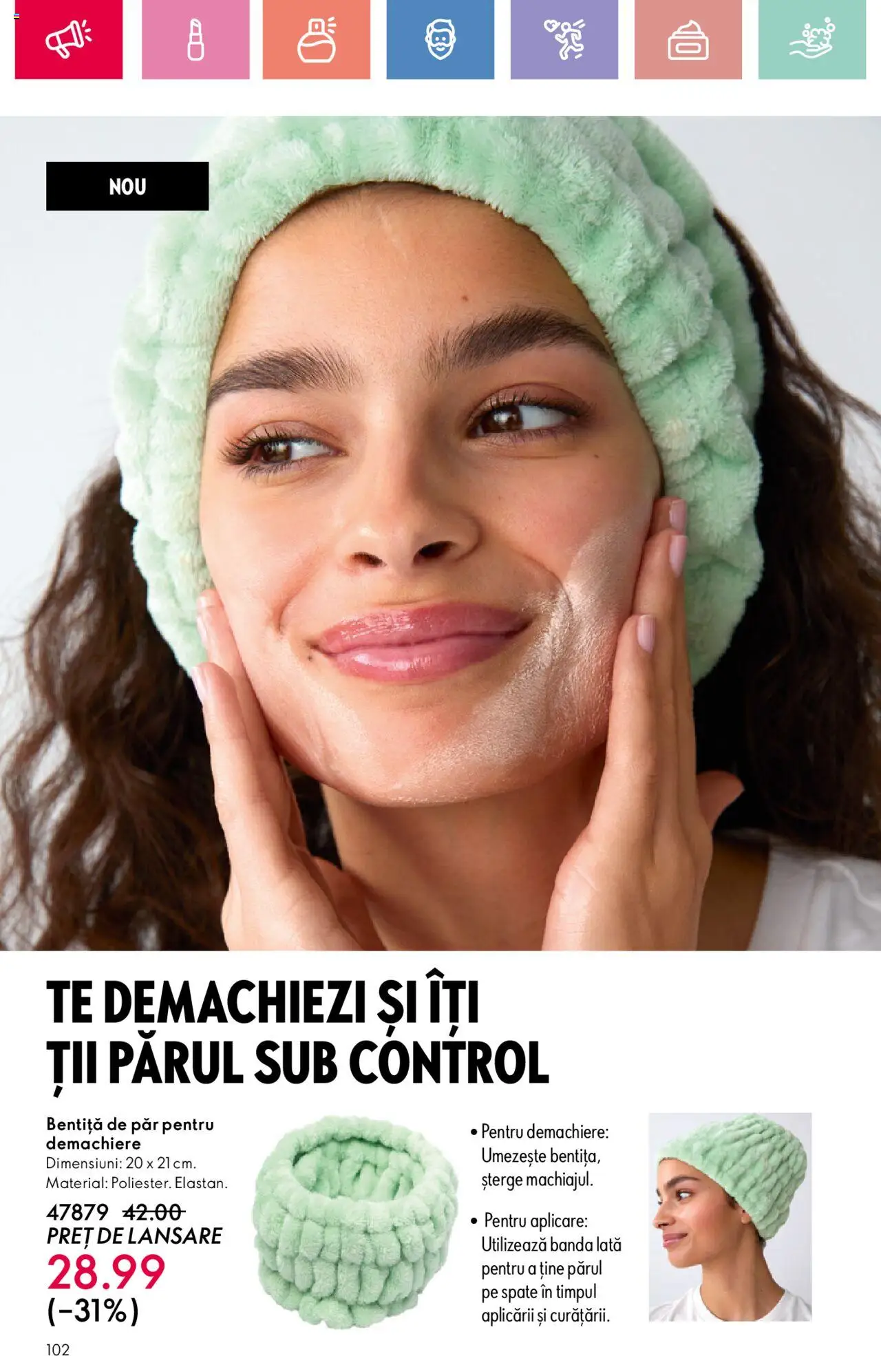 Oriflame catalog 11 2025 – valabil de la 27.07.2025 | Pagină: 102 | Produse: Bentiță de păr