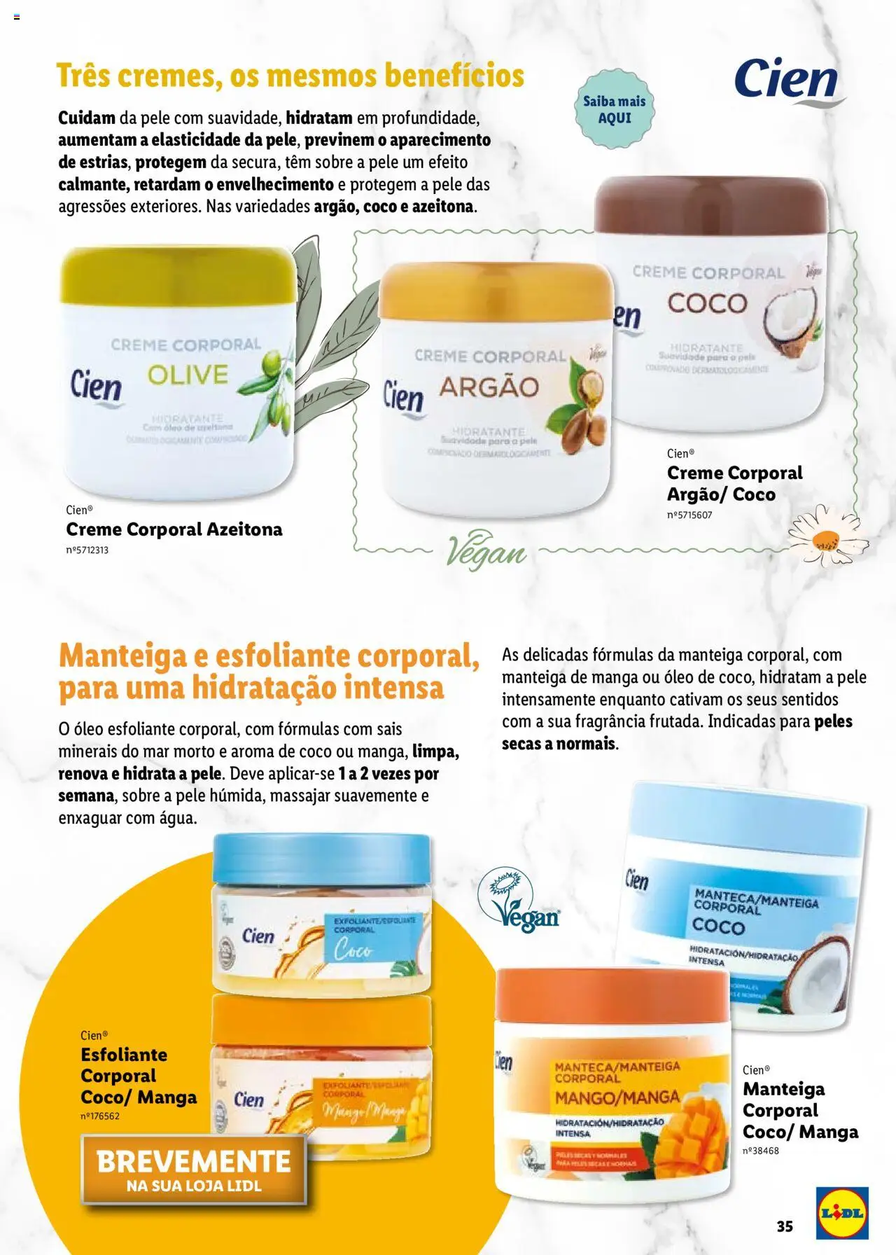 Lidl Cien - Beleza Inteligente │ válido de 26.02.2024 | Página: 35 | Produtos: Fragrância, Creme corporal, Óleo, Creme