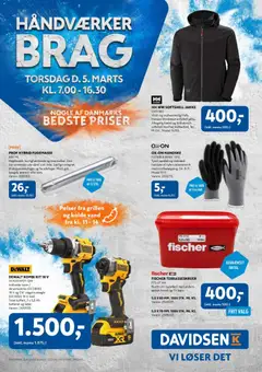 Davidsen - Håndværkerbrag gyldig fra 05.03.2026