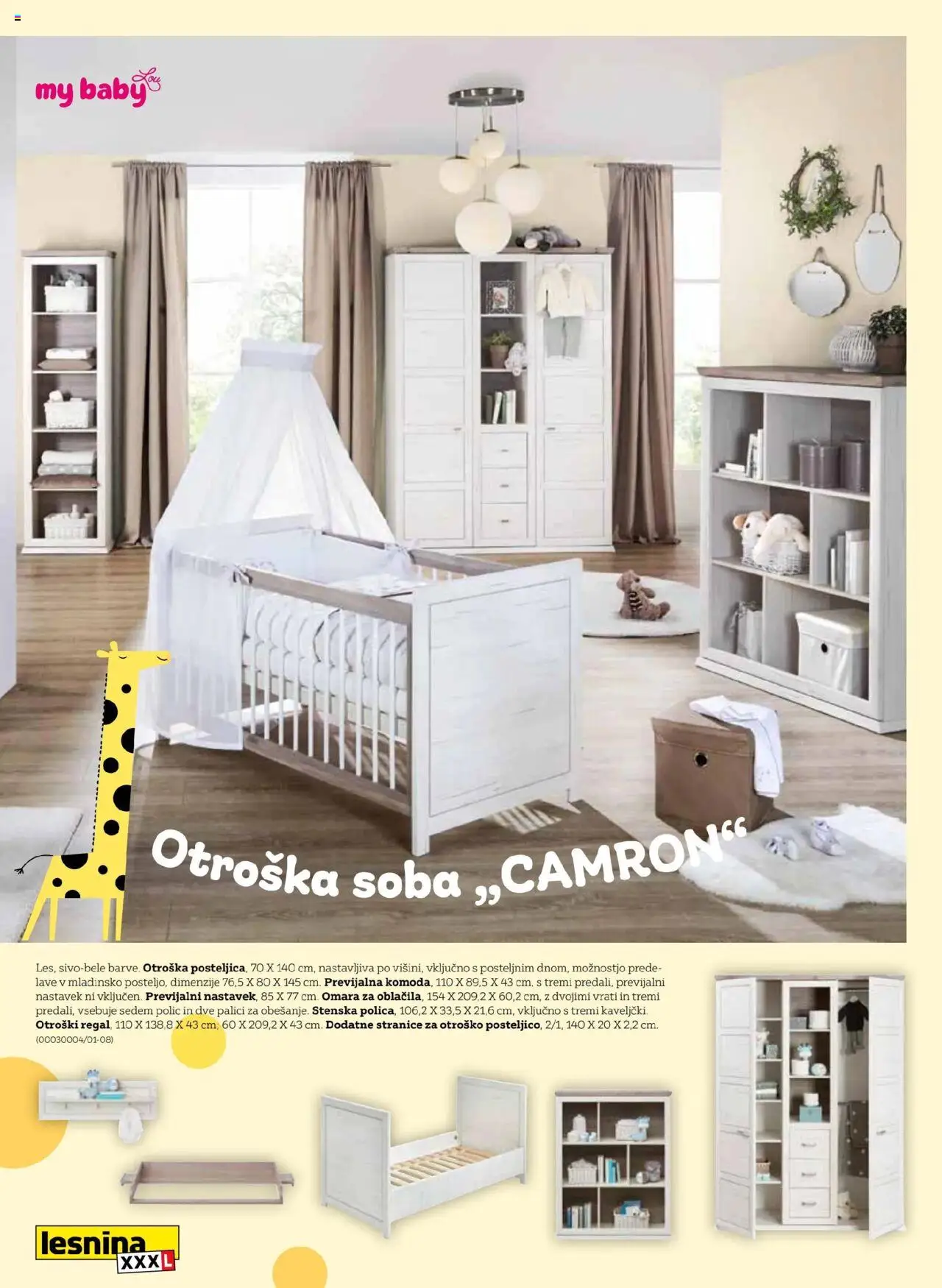 XXXL Lesnina katalog svet otroških sob │ velja od 08.08.2025 | Stran: 4 | Izdelki: Omara