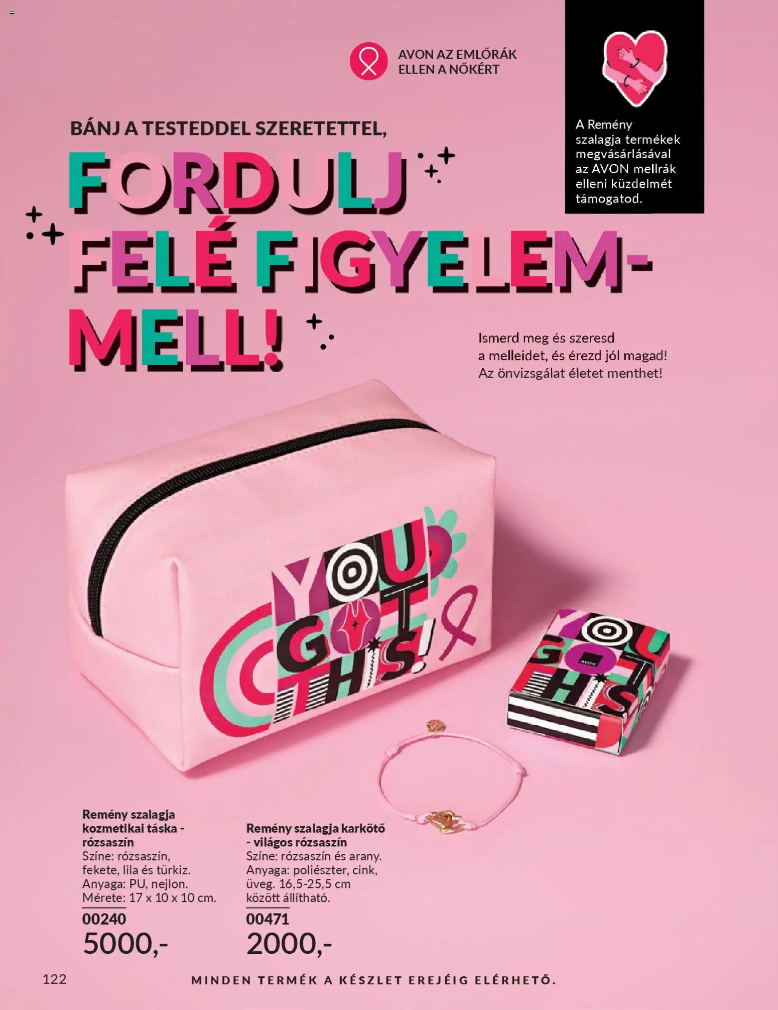 Avon akciós ujság - amely érvényes a következő dátumtól: 01.03.2026 | Oldal: 138 | Termékek: Táska, Karkötő, Kozmetikai táska