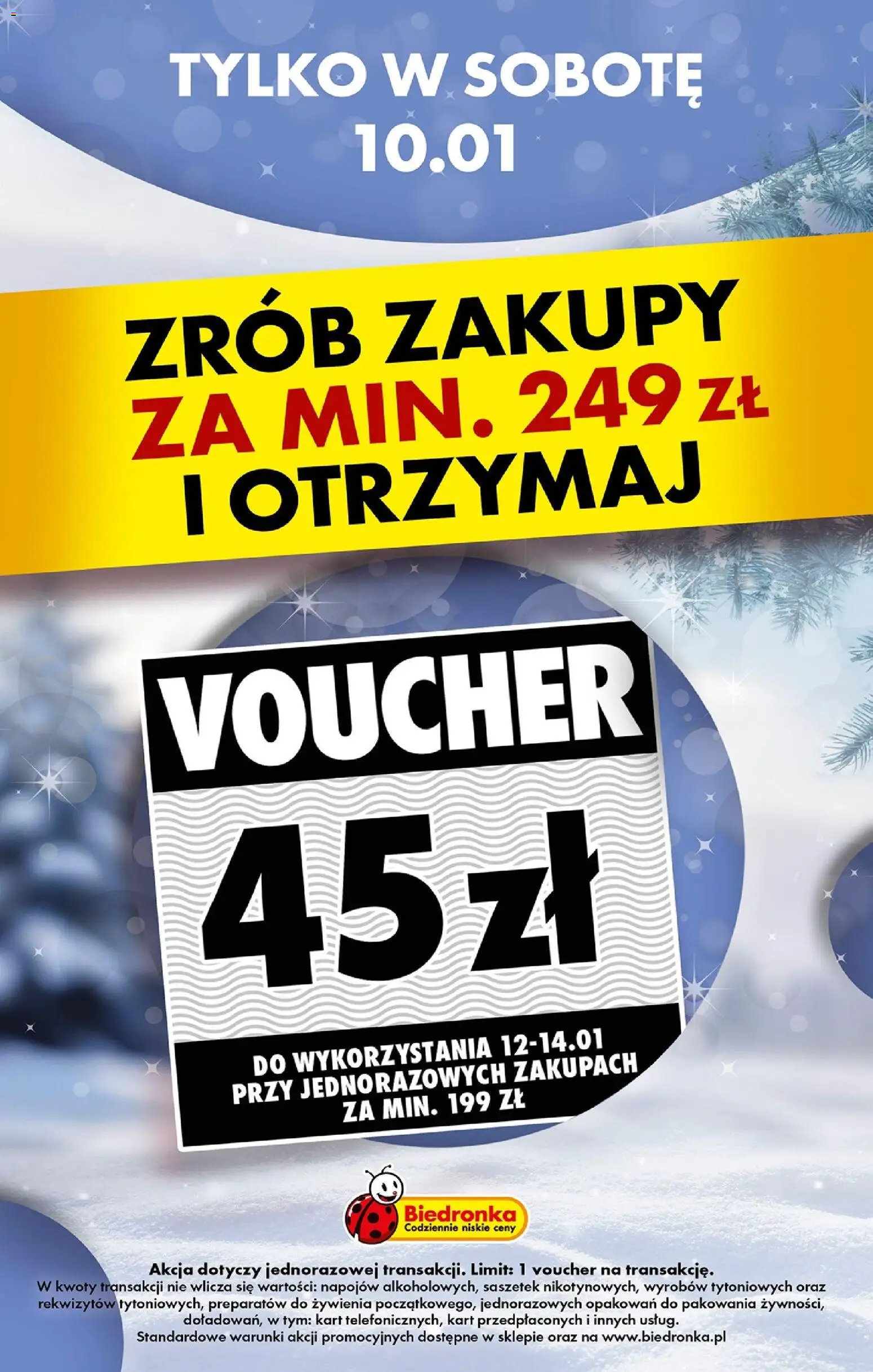 Biedronka gazetka - Najtańsza sobota od 10.01.2026 | Strona: 4