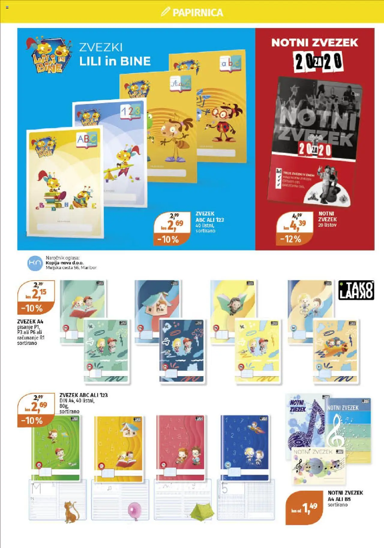 Müller katalog │ velja od 11.08.2025 | Stran: 10 | Izdelki: Zvezek