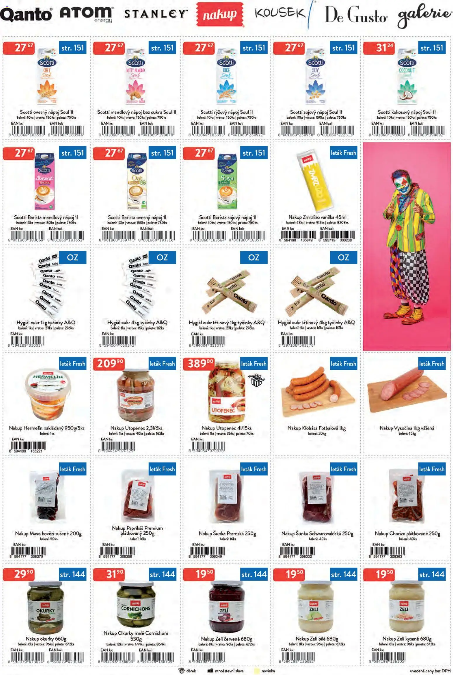 Astur & Qanto leták - Velkoobchod 12/2025 od 01.12.2025 | Strana: 9 | Produkty: Tyčinky, Vysočina, Sójový nápoj, Chorizo