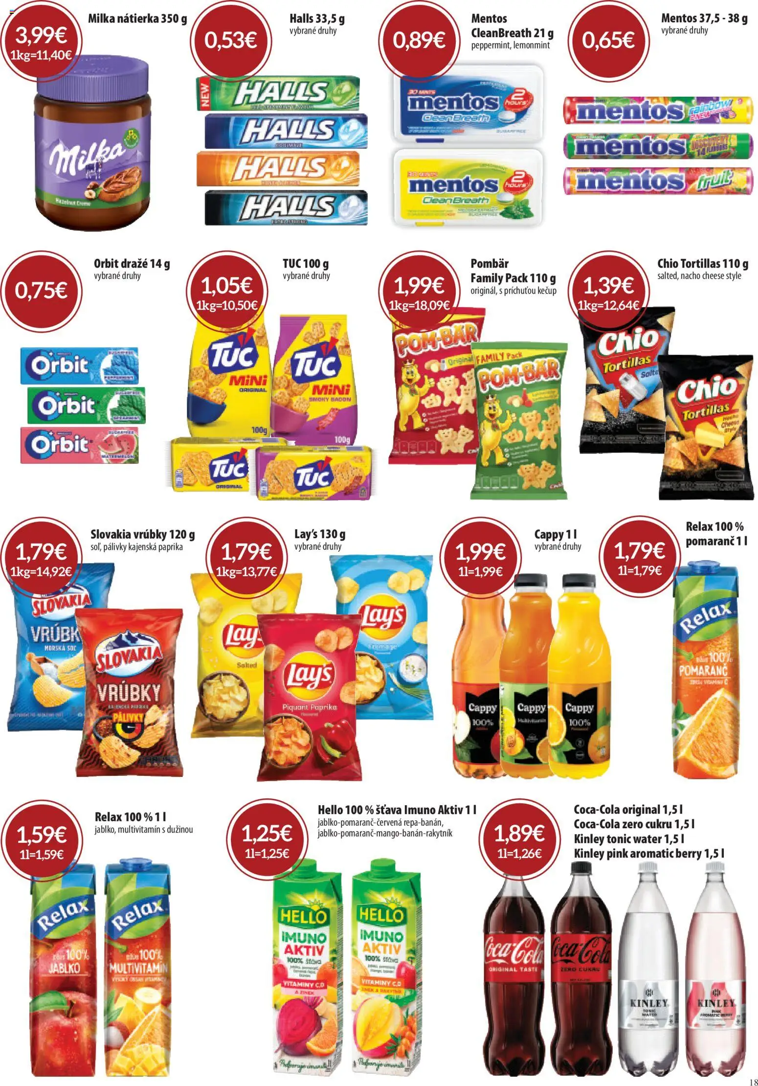 Nové CBA Komfos akcie – leták je platný od 05.02.2026 | Strana: 18