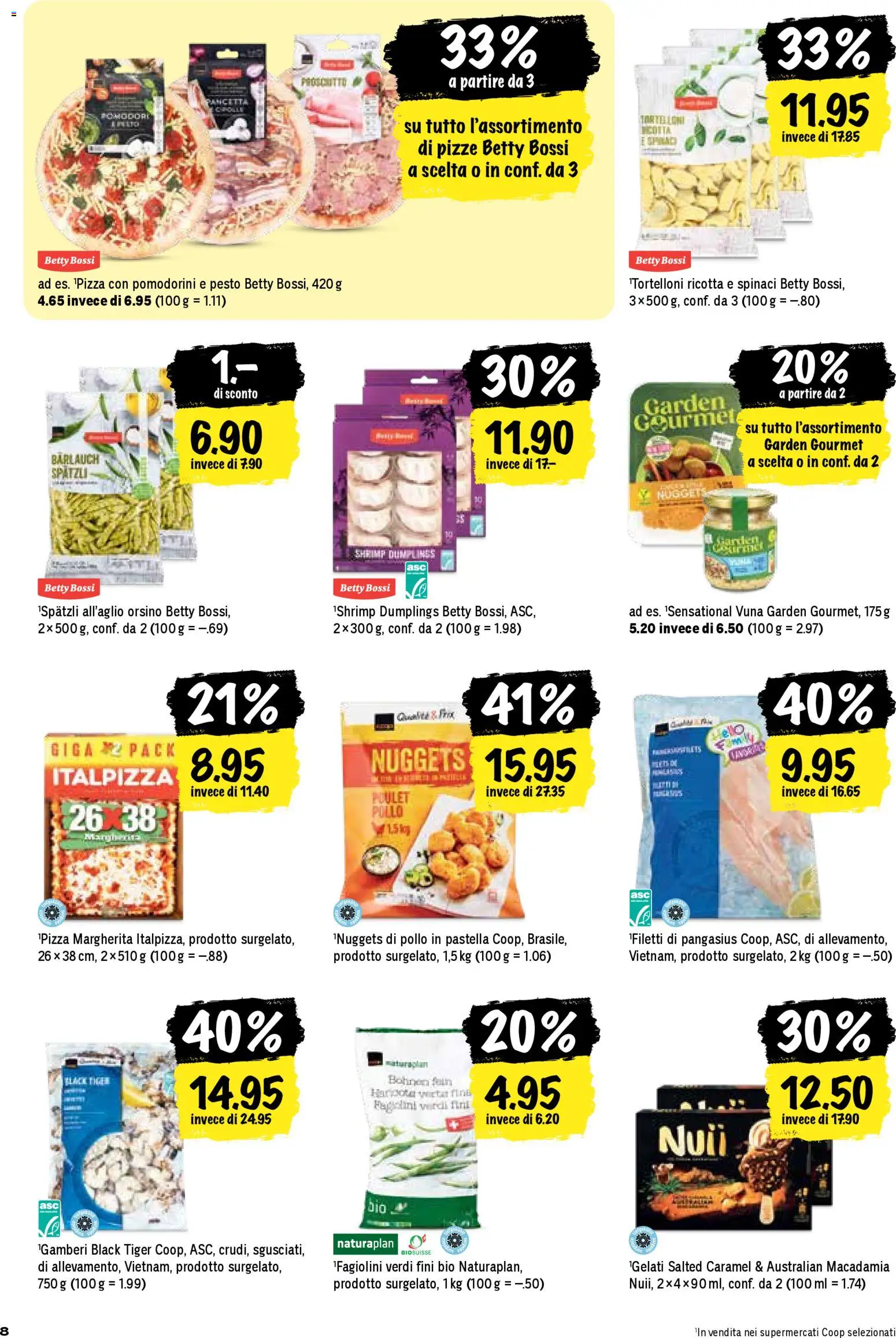 Coop - Una settimana di azioni – gültig ab 26.02.2026 | Seite: 8 | Produkte: Pizza