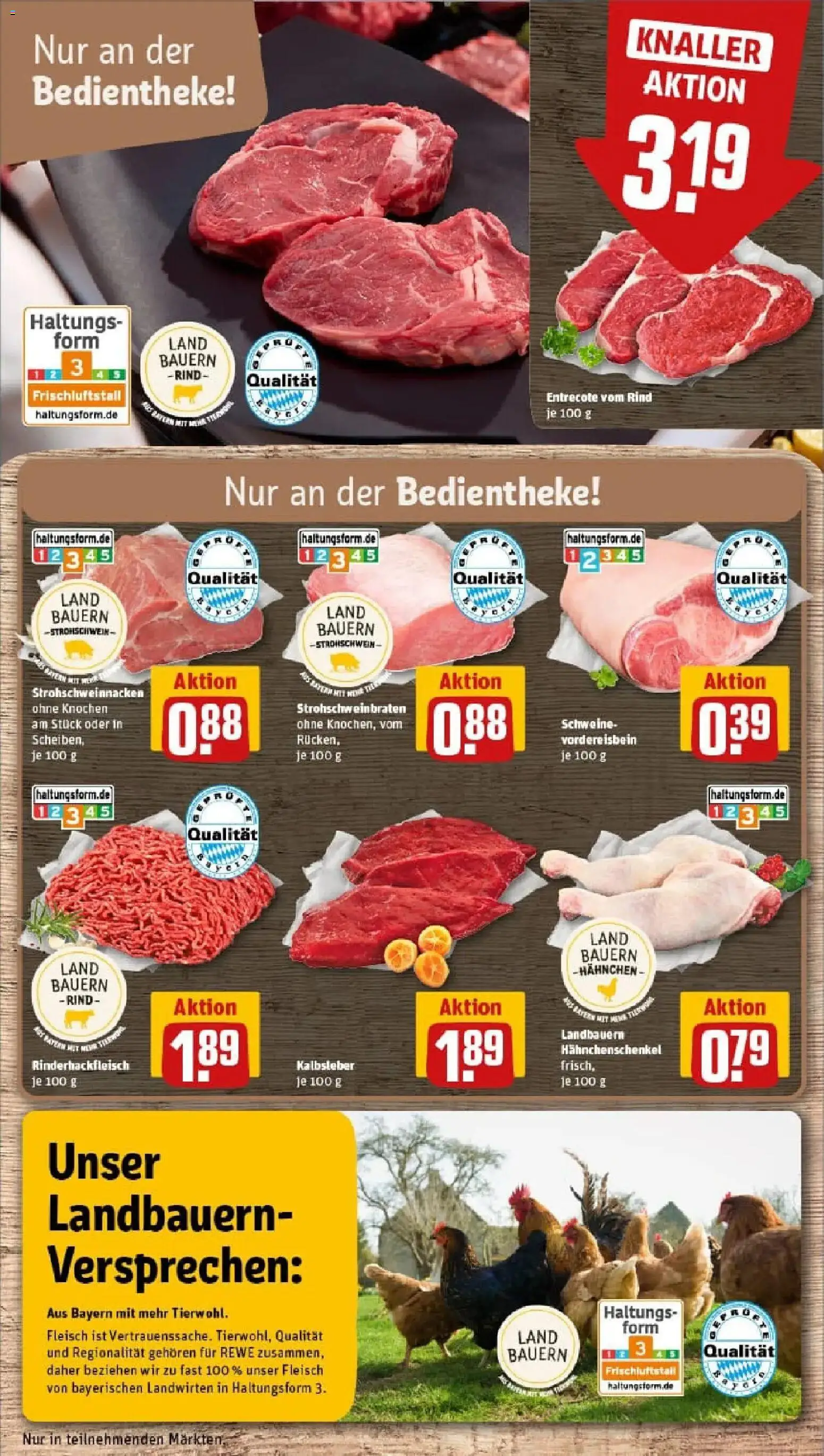 Rewe prospekt Weisendorf	 – gültig ab 11.01.2026 | Seite: 10 | Produkte: Hahnchen, Hahnchenschenkel, Entrecote, Fleisch