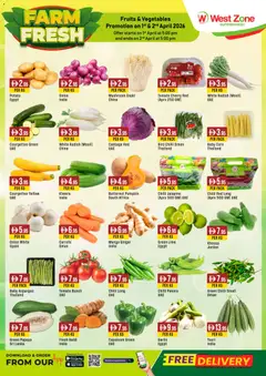 Preview of Westzone Supermarket catalogue - farm fresh  valid from 01.04.2026