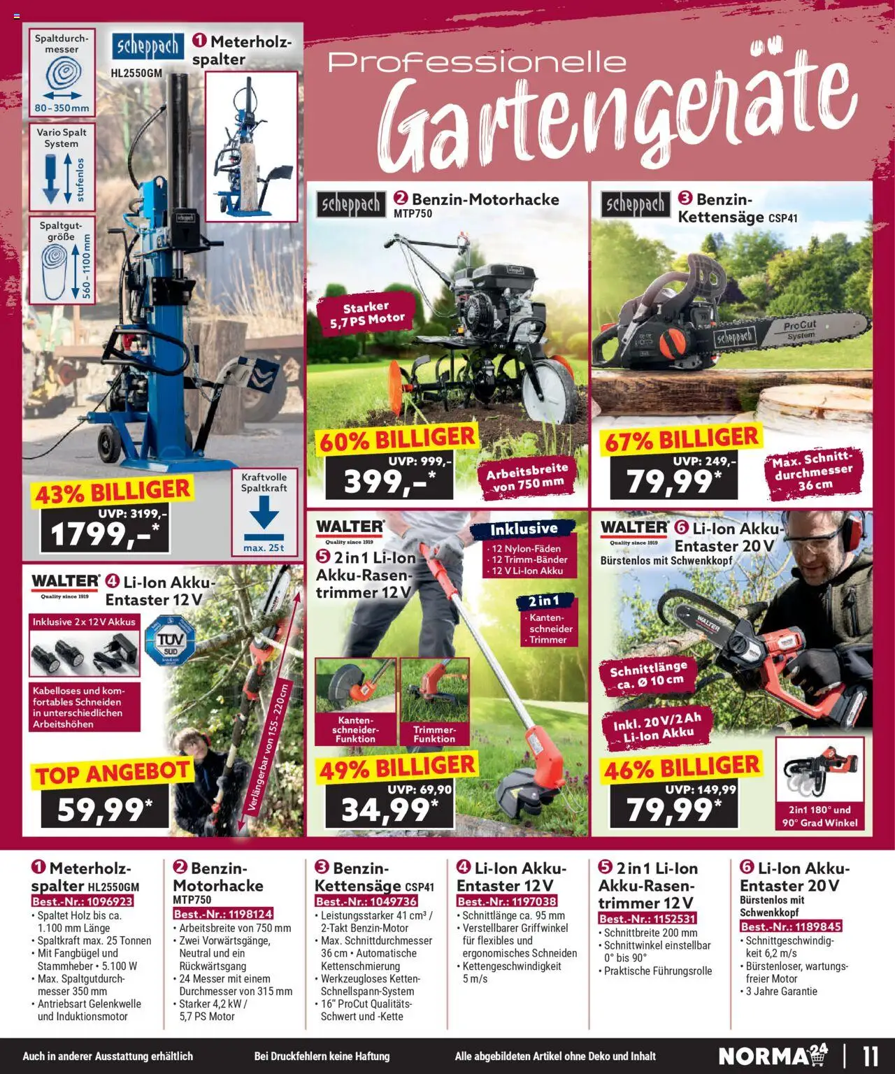 Norma - Bestellmagazin August 2025 - gültig ab dem 01.08.2025 | Seite: 11 | Produkte: Top