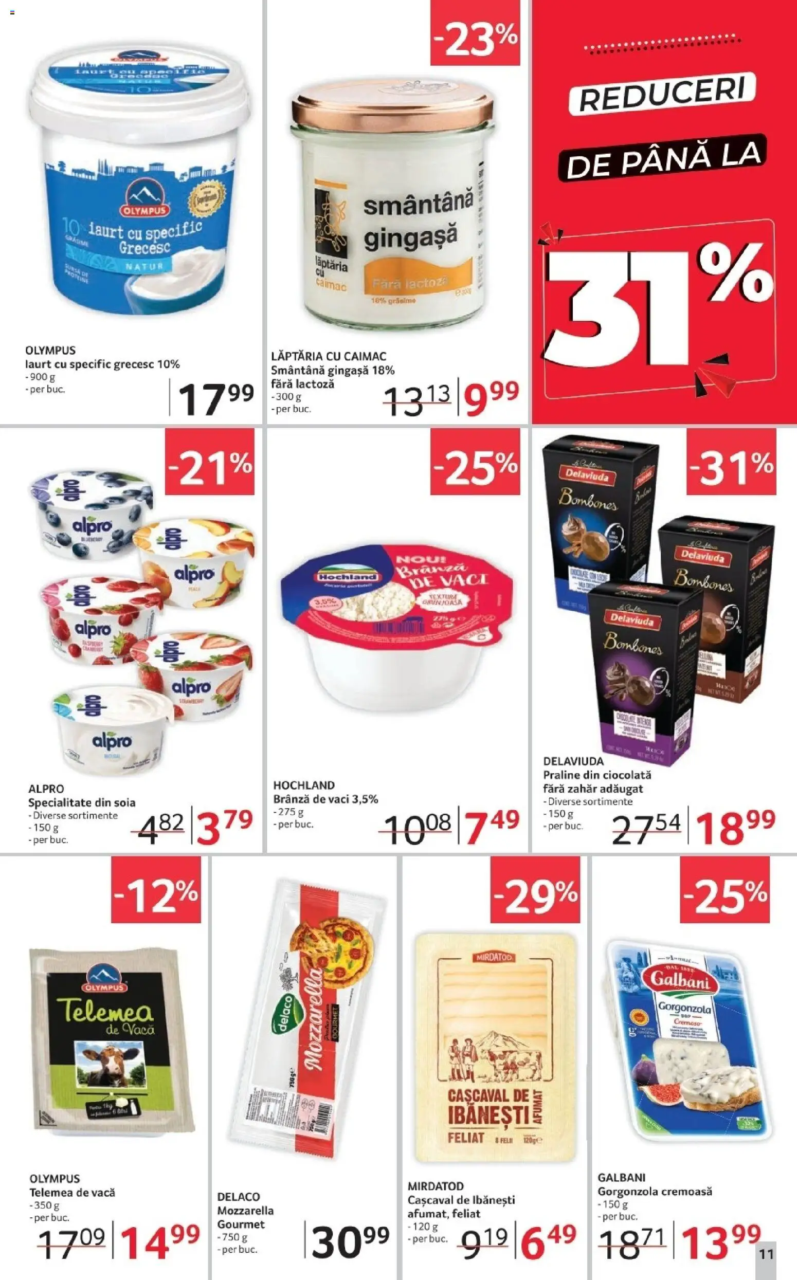 Noul catalog Selgros – valabil de la 28.11.2025 | Pagină: 11 | Produse: Masaüstü kılıfı, Iaurt, Gorgonzola, Smântână