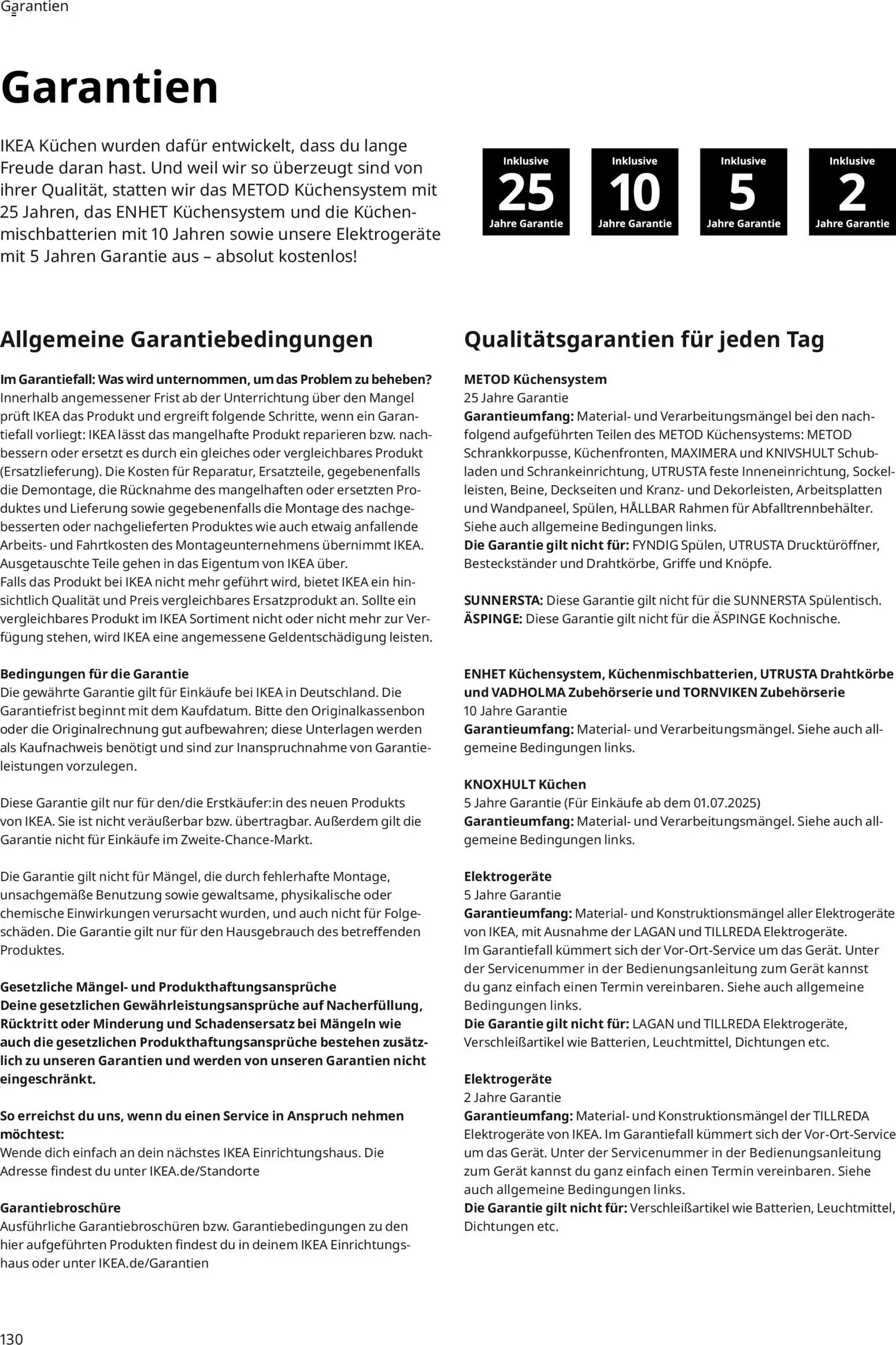 Ikea Küchen – gültig ab 30.09.2025 | Seite: 130 | Produkte: Kuchen