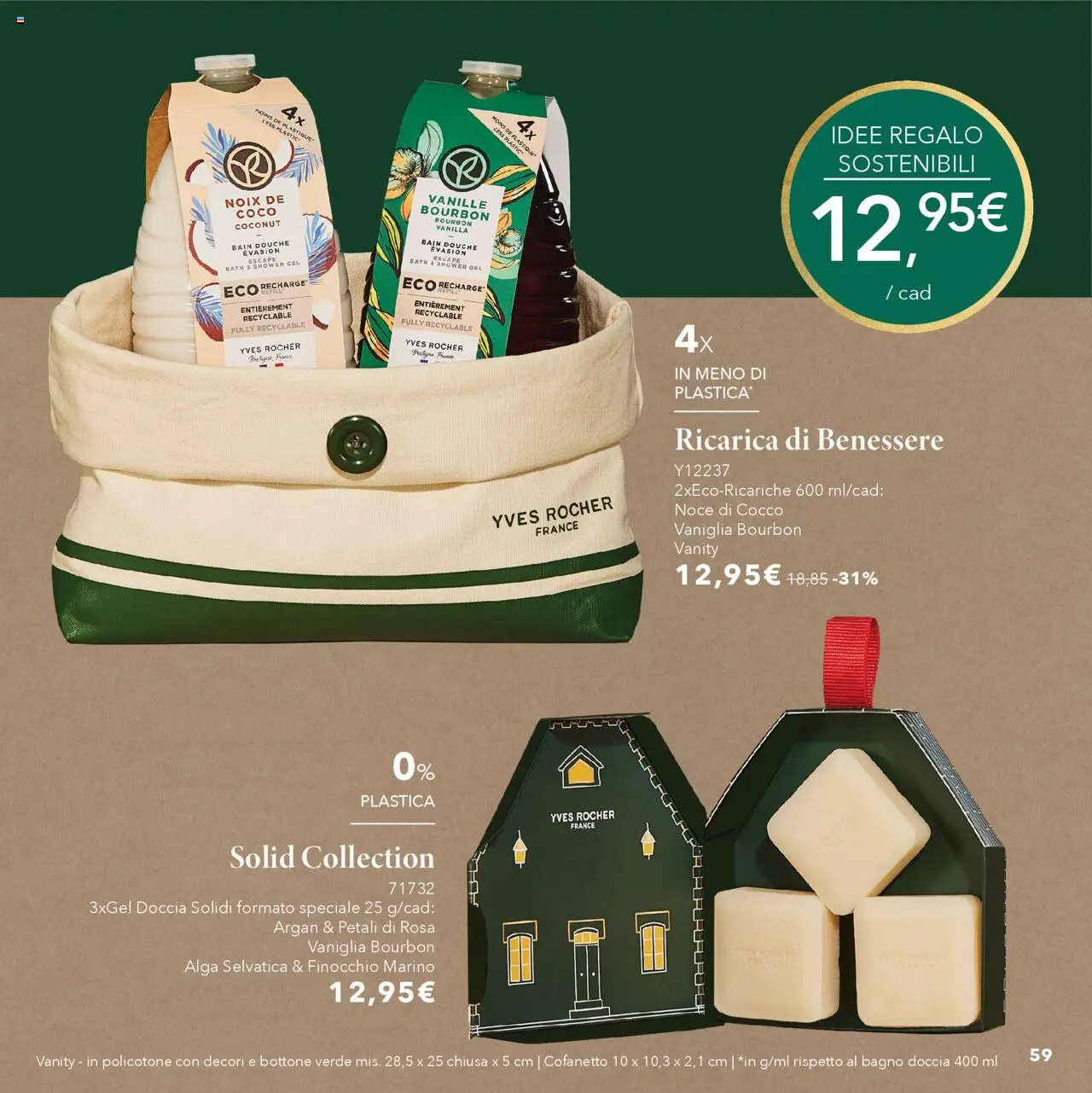 Volantino Yves Rocher del 17.10.2025 | Pagina: 59 | Prodotti: Bourbon, Cocco, Bagno, Doccia