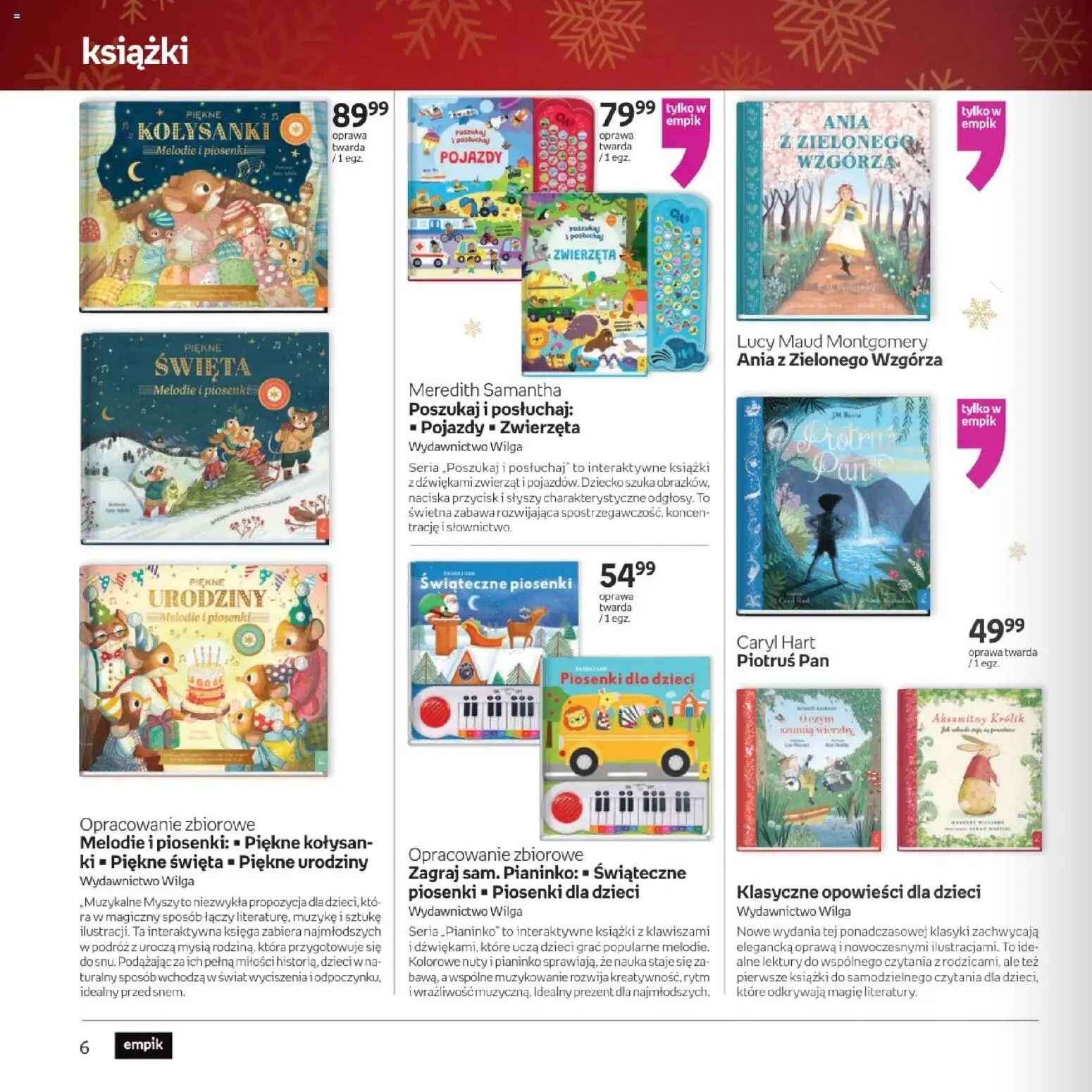 Empik promocje - Xmas Zabawki2 od 10.12.2025 | Strona: 6 | Produkty: Książki