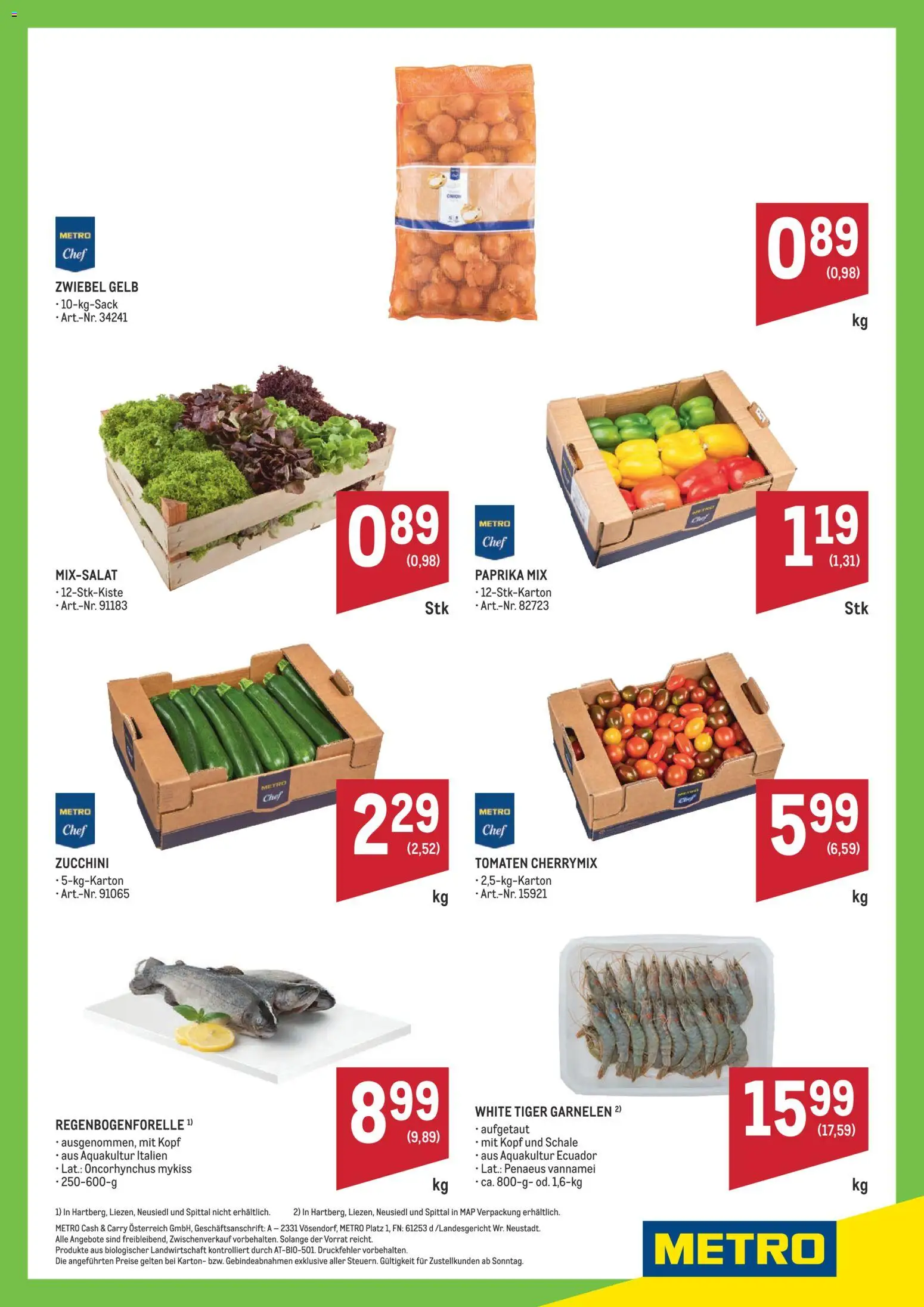 Metro angebote Wochenhits gültig ab 11.01.2026 | Seite: 2 | Produkte: Tomaten