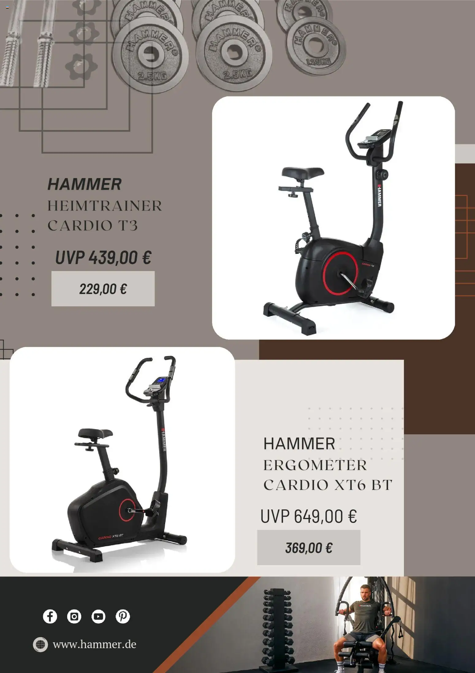 Hammer Prospekt 	 – gültig ab 29.12.2025 | Seite: 6 | Produkte: Heimtrainer, Ergometer