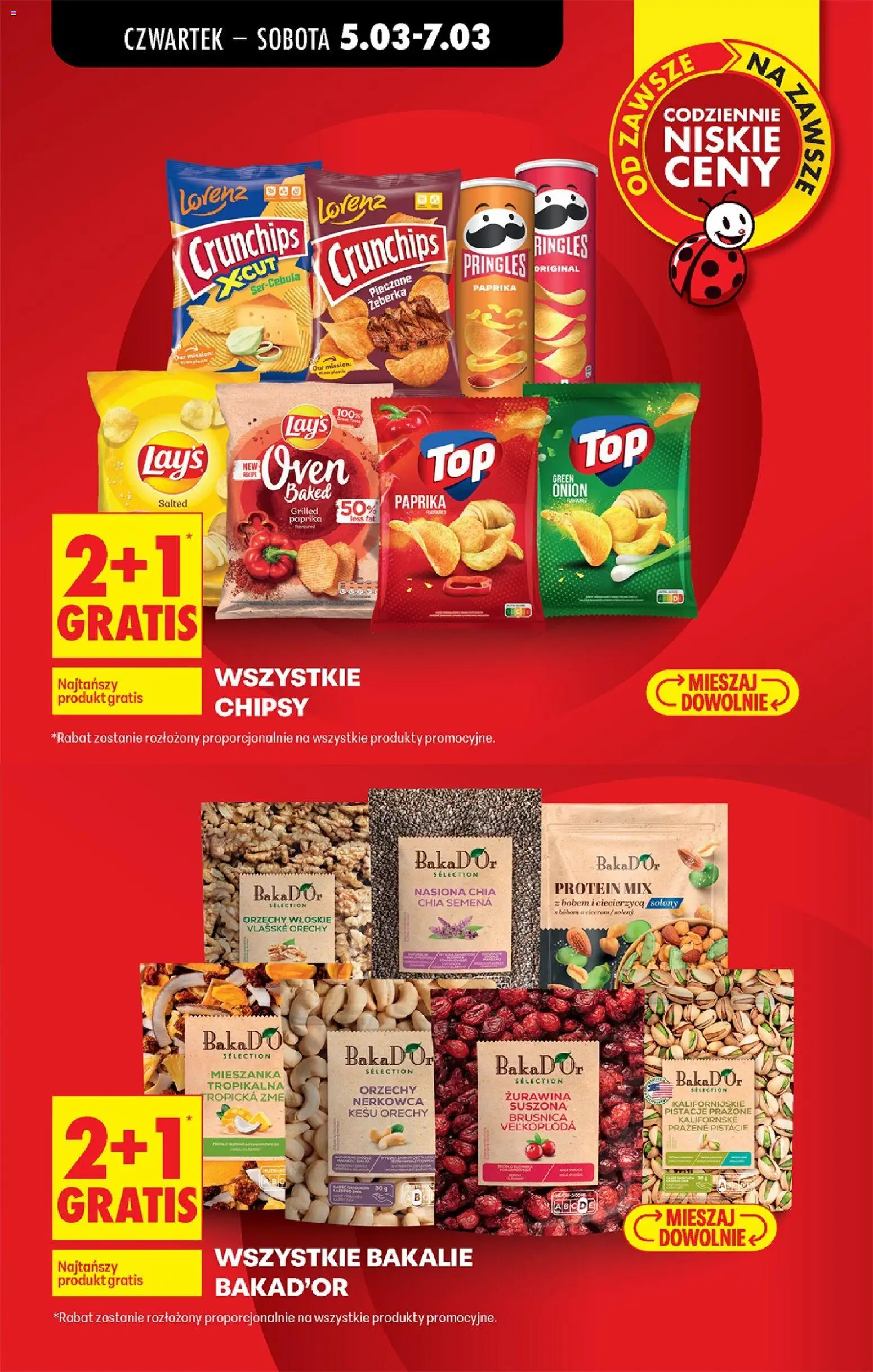 Biedronka gazetka od czwartku od 05.03.2026 | Strona: 23 | Produkty: Top, Chipsy, Ciecierzyca, Żurawina