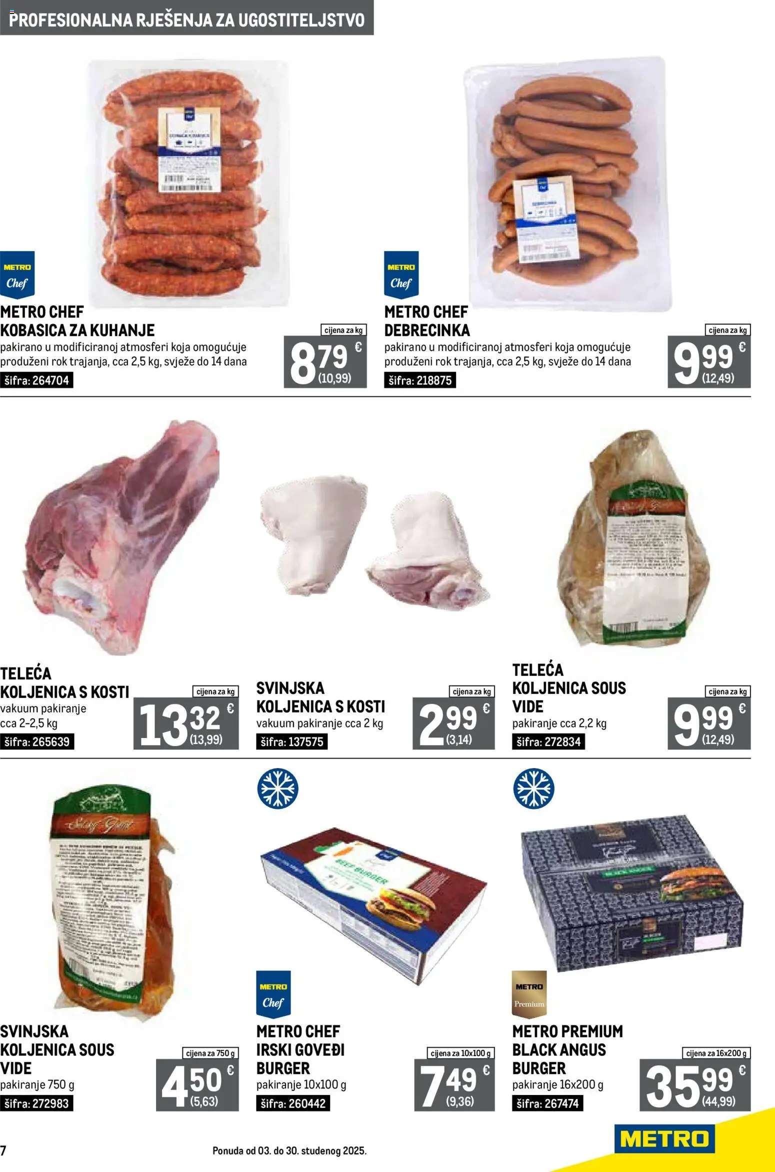 Metro katalog | vrijedi od 03.11.2025 | Stranica: 7 | Proizvodi: Kobasica