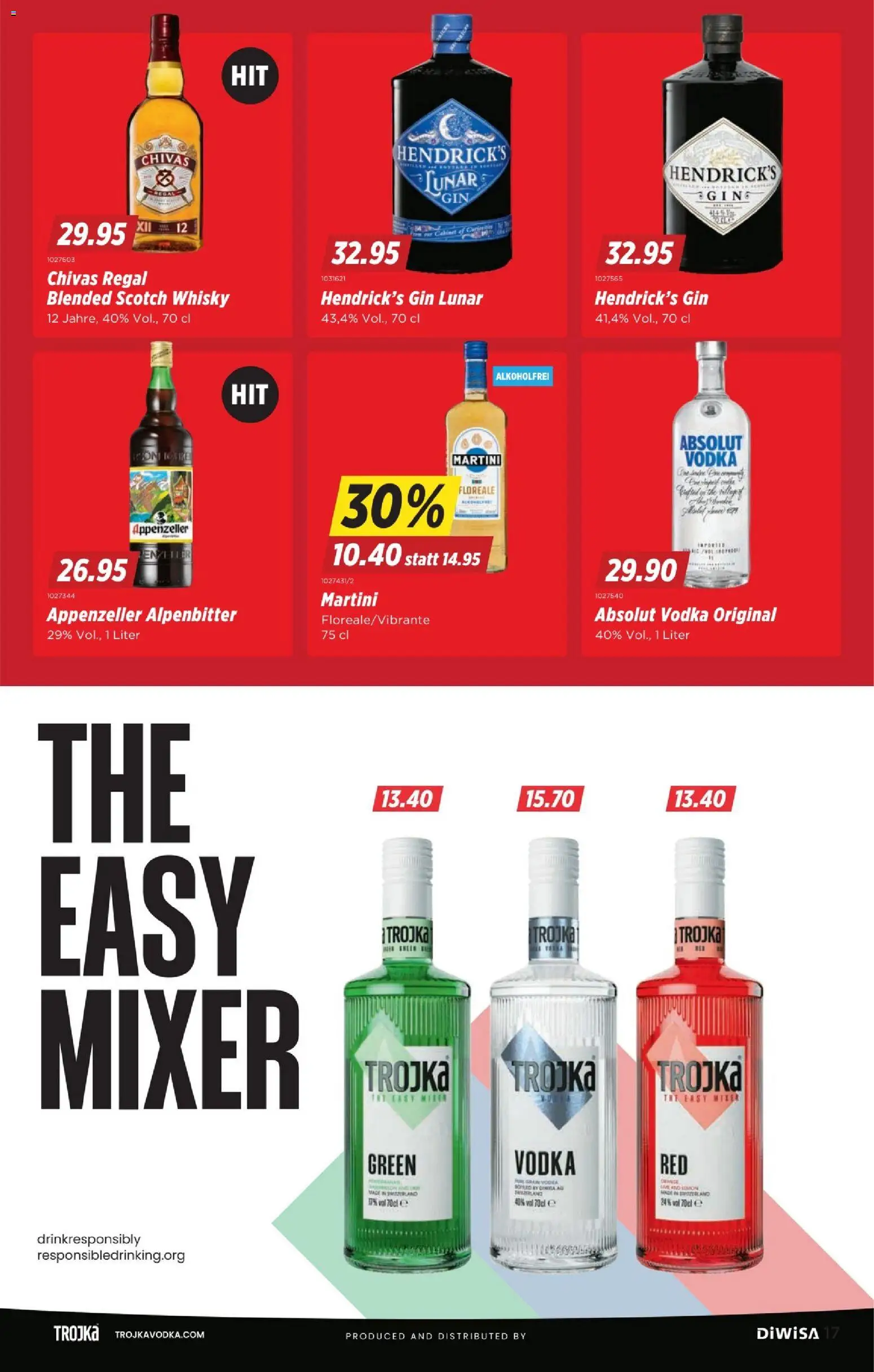 Denner Aktionen – gültig ab 13.01.2026 | Seite: 17 | Produkte: Regal, Gin, Mixer