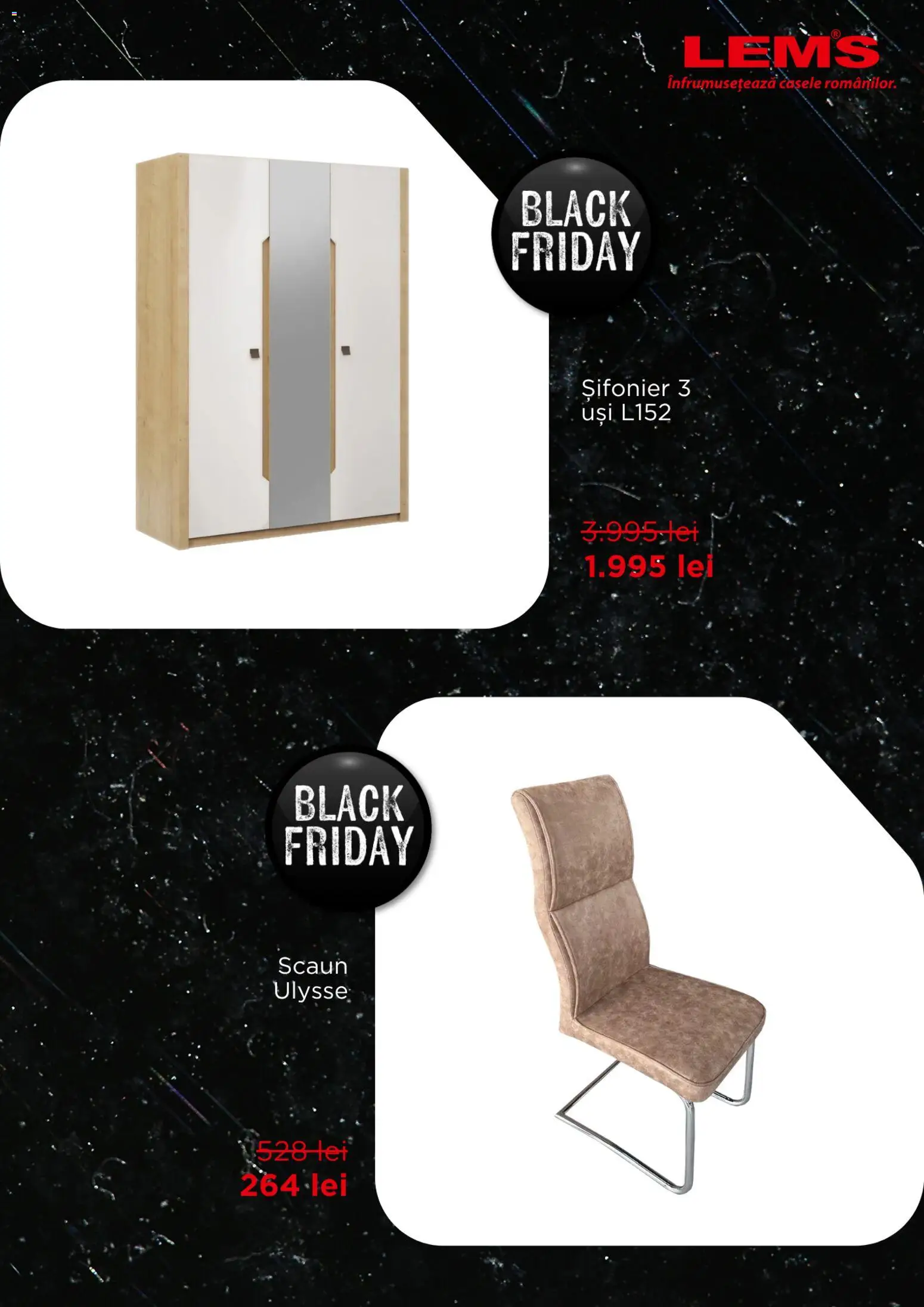 Noul catalog Lem’s – valabil de la 05.11.2025 | Pagină: 5 | Produse: Șifonier, Scaun