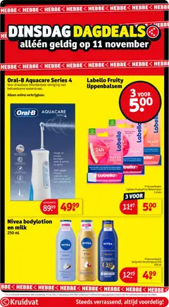 Nivea bodylotion en milk, bodymilk Verstevigend Q10 250 ml - Voorbeeld van een folder van Kruidvat, geldig van 11.11.2025 | Pagina: 7