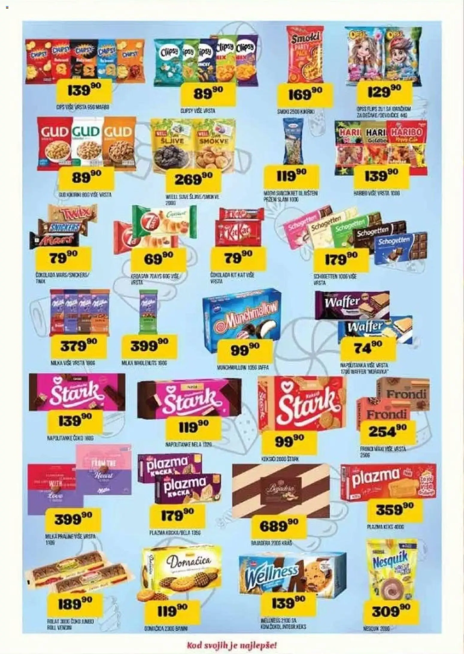 VP Dima katalog - važi od 01.01.2026 | Strana: 8 | Proizvode: Milka, 7days, Praline, Napolitanke