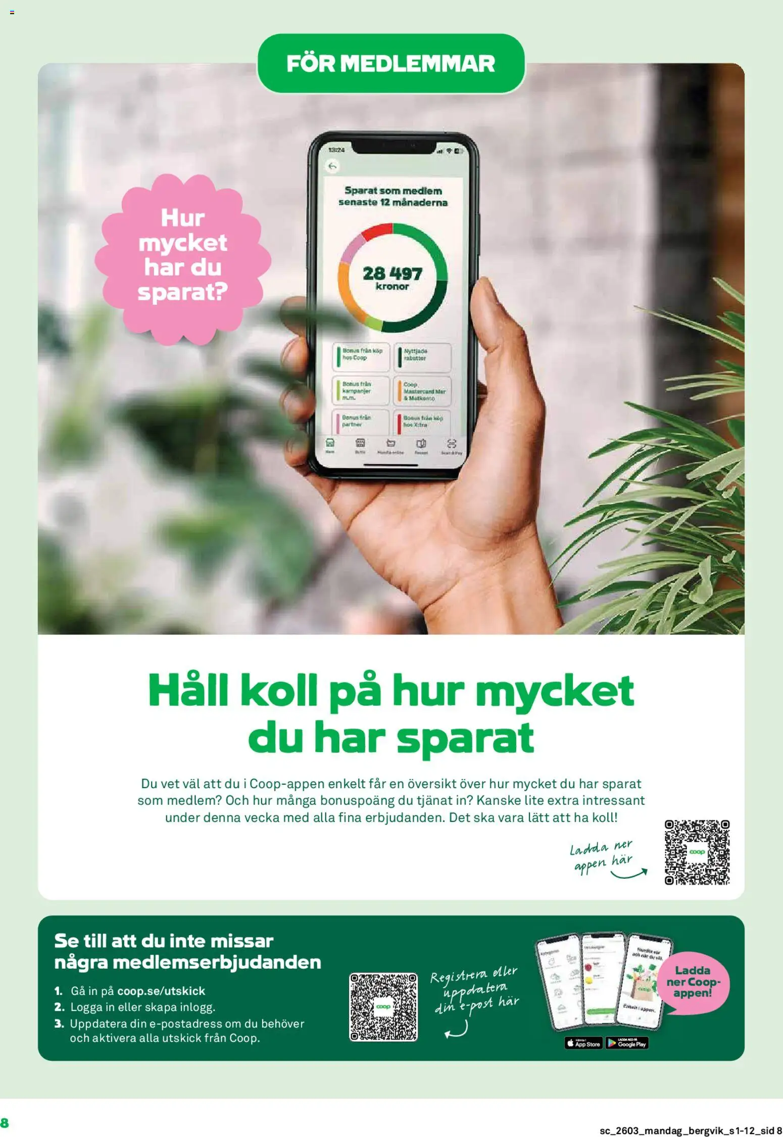 Stora Coop reklamblad aktuell från 12.01.2026 | Sida: 8 | Produkter: Häll