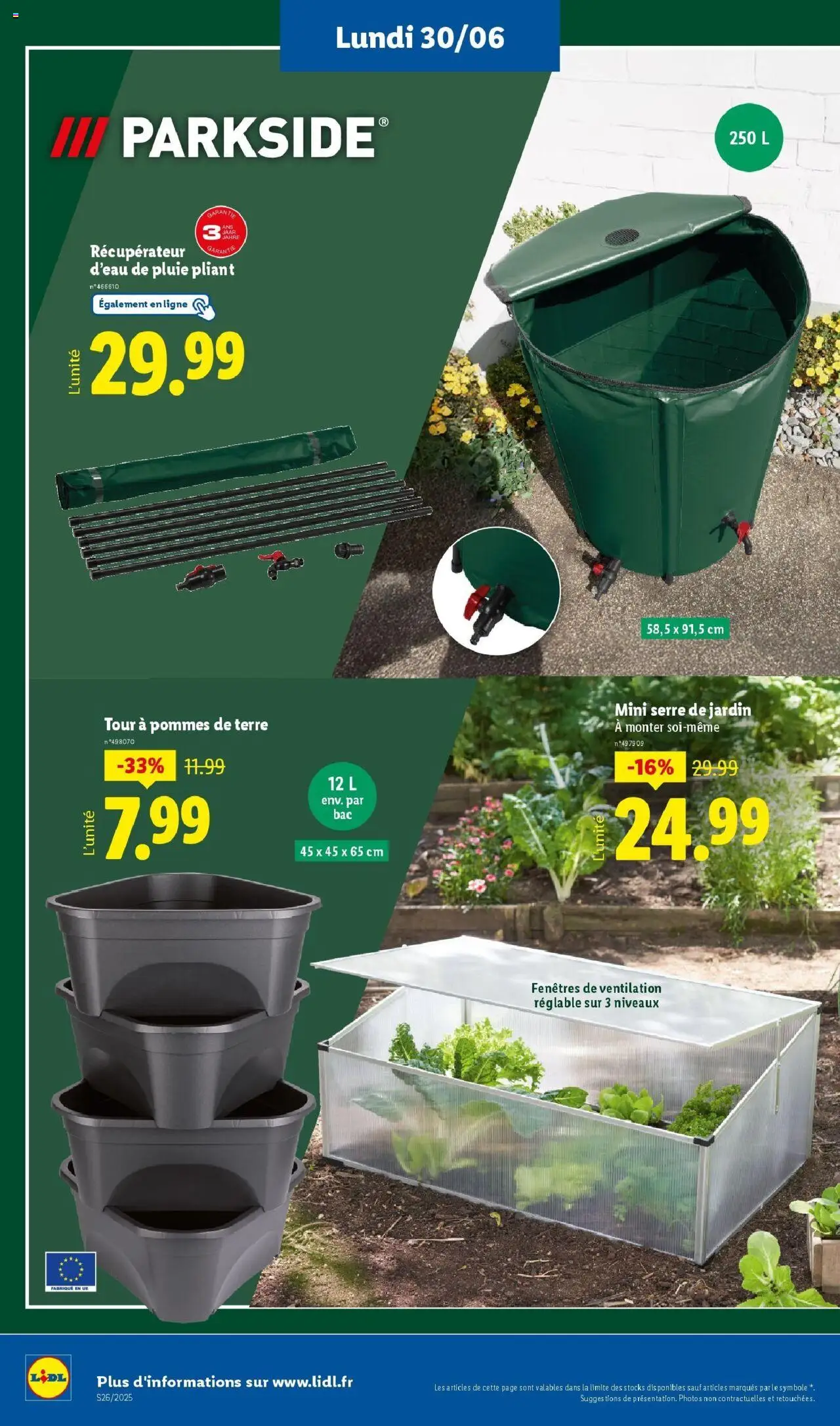  | Page: 68 | Produits: Récupérateur d'eau de pluie, Serre de jardin, Récupérateur d'eau, Pommes