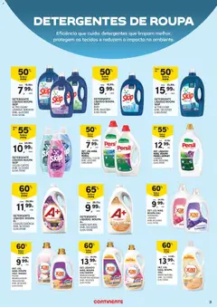 Pré-visualização DET. LÍQ. MÁQ. ROUPA XAU SABÃO NATURAL, Detergente líquido para máquina de roupa Xau Sabão Natural. EMB.: 132 doses, 0,11€/dose válido de 24.02.2026 | Página: 3 | Produtos: Perfume, Sabão, Detergente, Persil