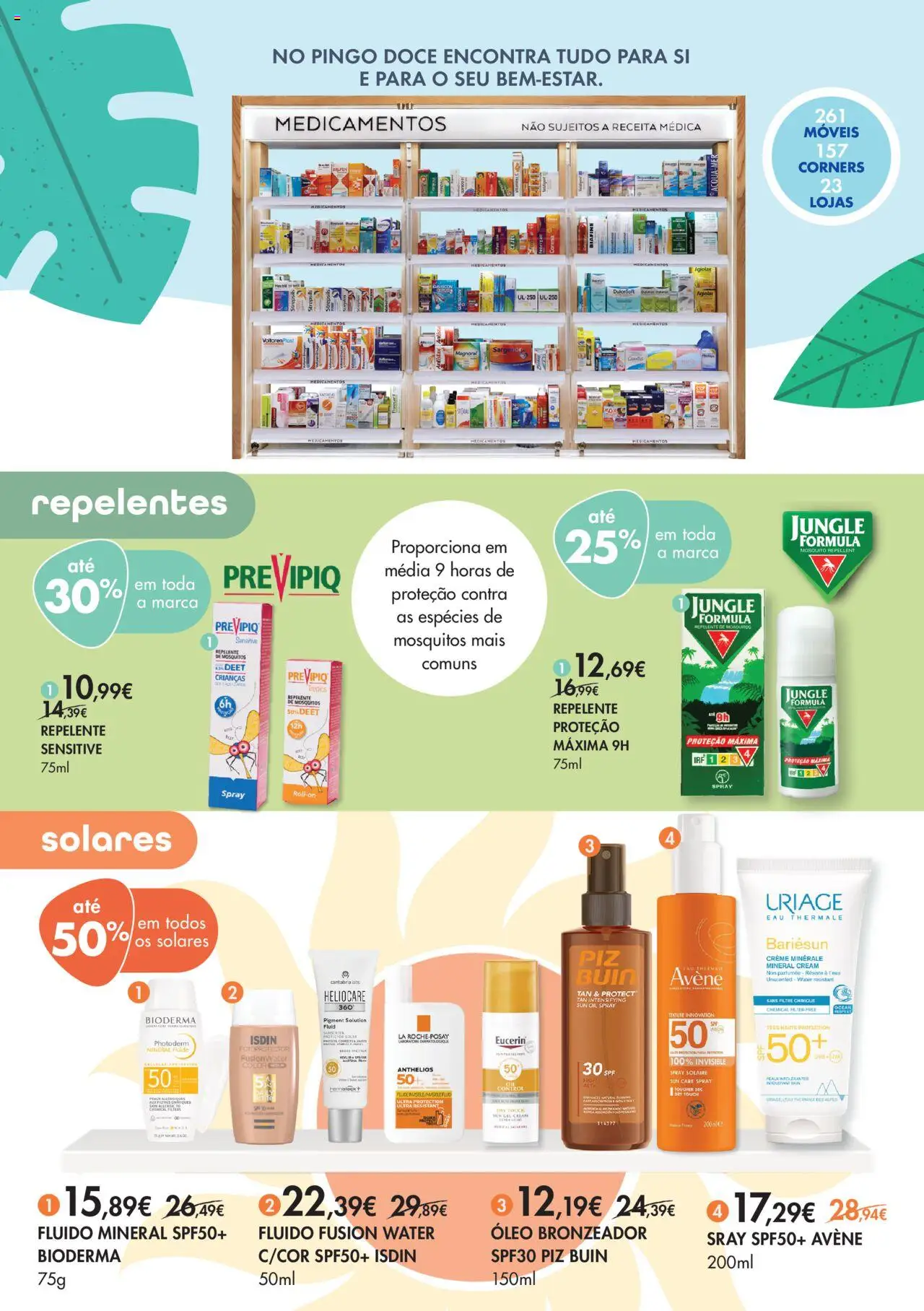 Pingo Doce - Folheto Bem Estar Verão 2 Corners │ válido de 22.07.2025 | Página: 4 | Produtos: Bronzeador, Repelente, Óleo, Creme