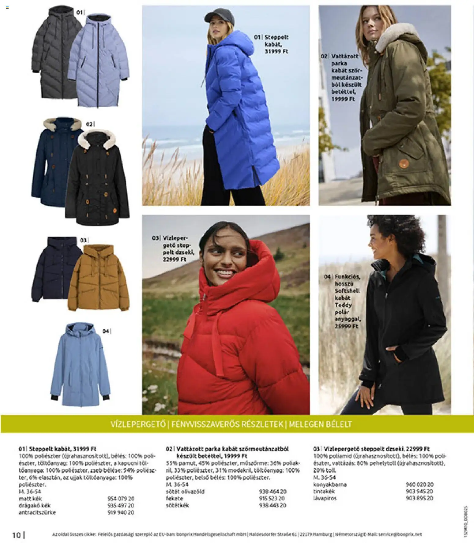 Bonprix akciós ujság - amely érvényes a következő dátumtól: 24.11.2025 | Oldal: 12 | Termékek: Parka, Kabát