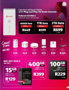 New Vodacom catalogue – valid from 09.09.2025 | Page: 23 | Products: Data, Sim, Kettle, Fryer