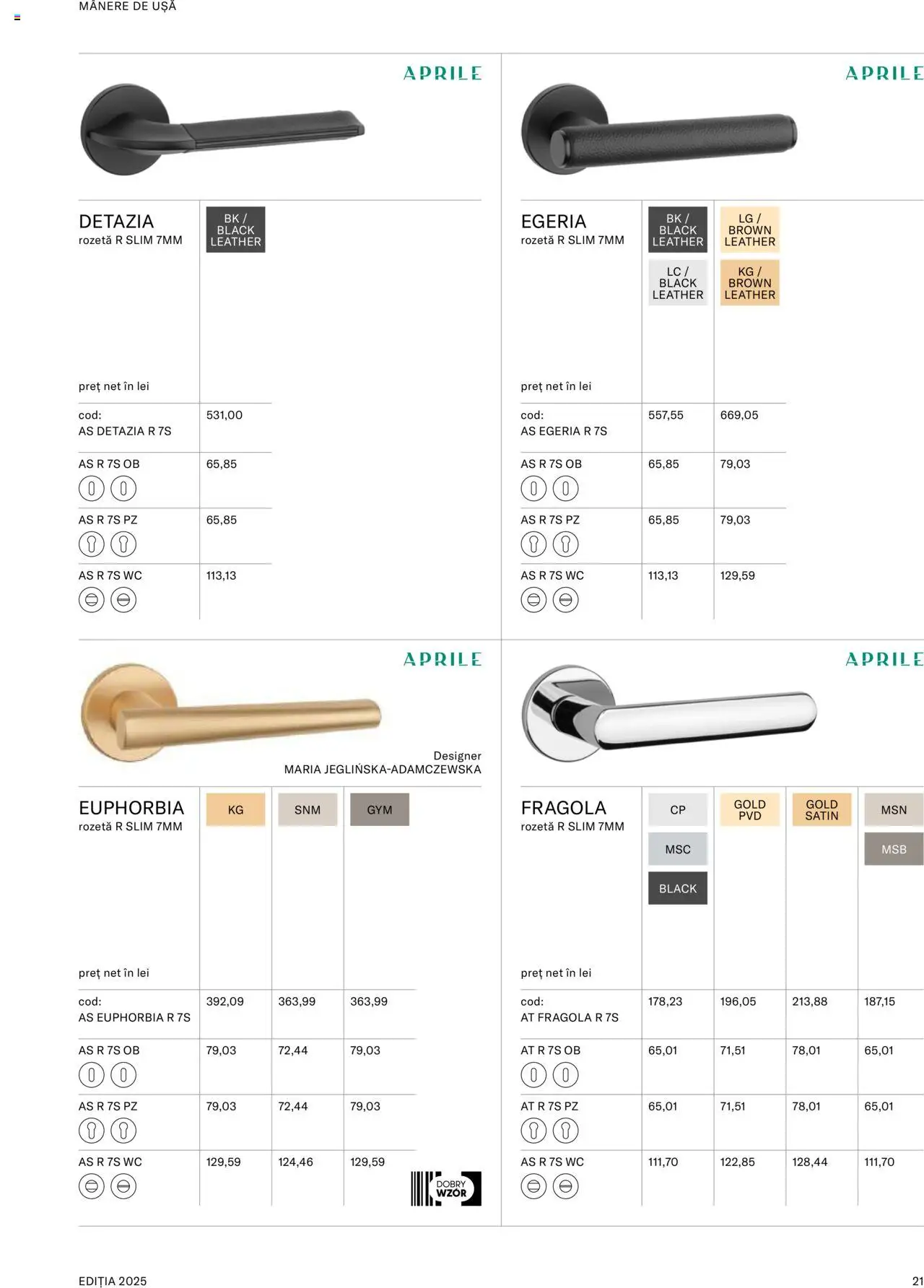 Noul catalog Proges – valabil de la 08.09.2025 | Pagină: 23 | Produse: Ușă