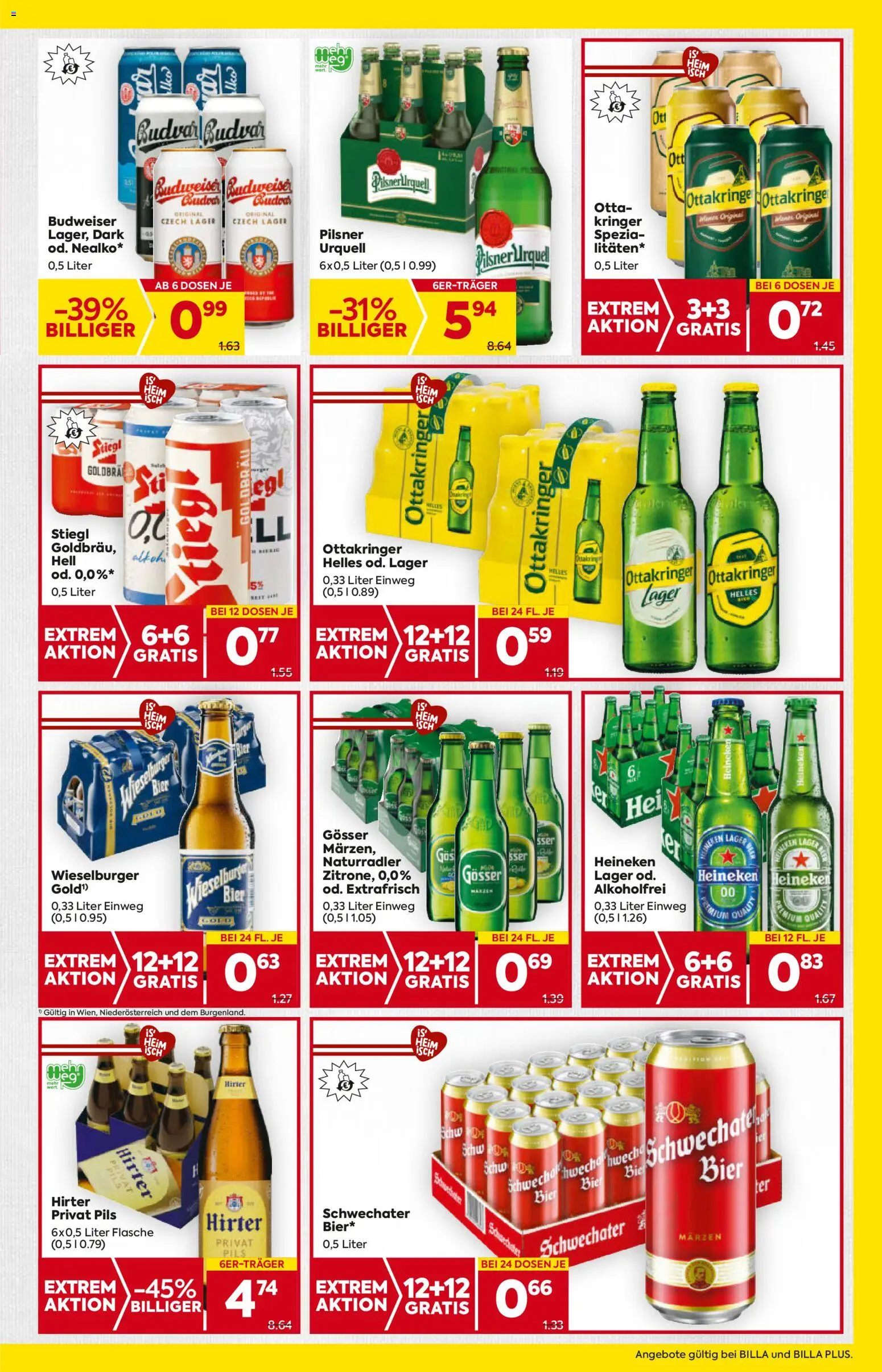 Billa Flugblatt - Wien gültig ab 30.10.2025 | Seite: 21 | Produkte: Bier