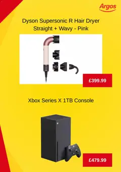 Preview of Argos - Weekly offers valid from 16.12.2025 | Page: 4 | Products: Xbox, Dryer, Hair dryer