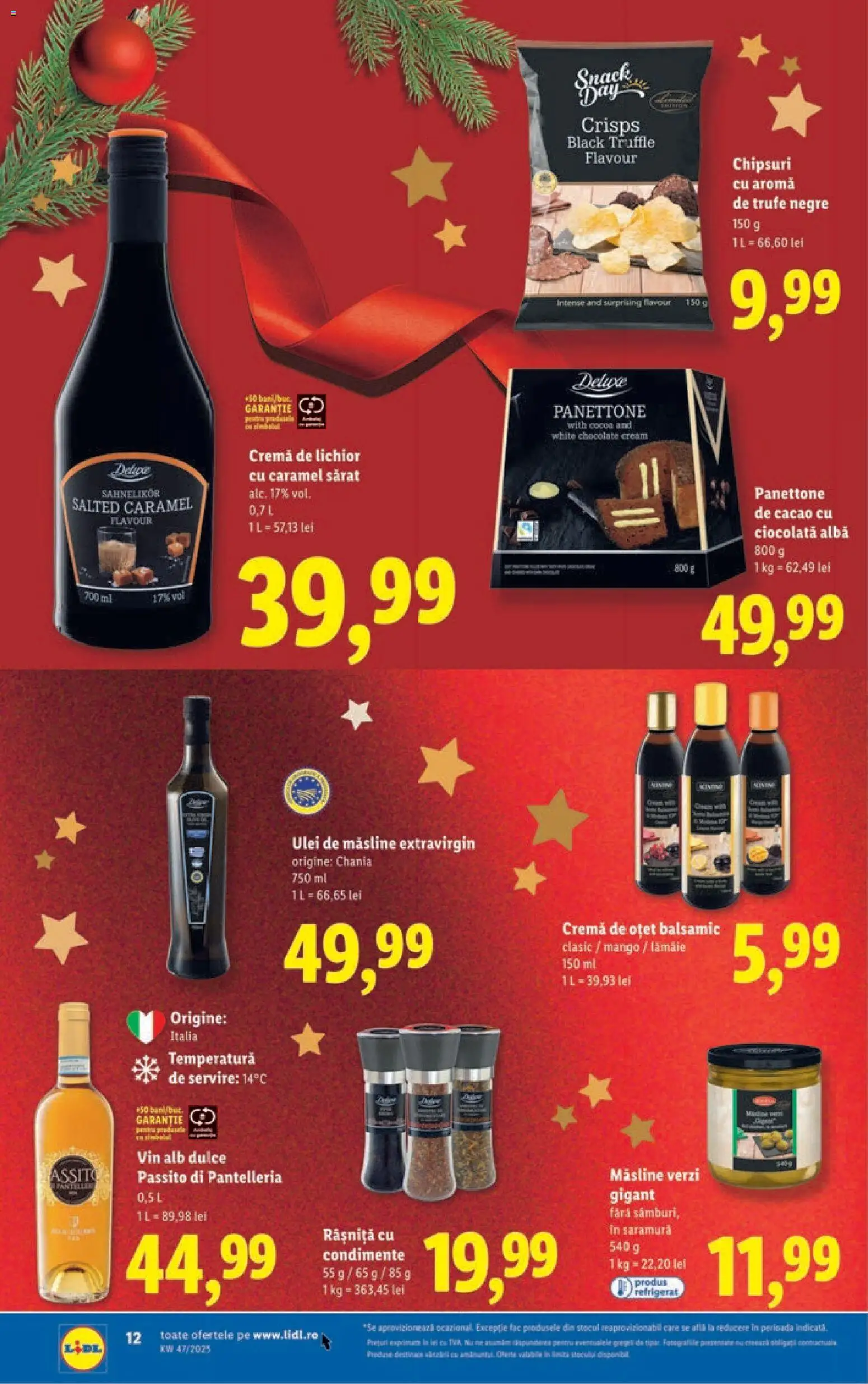 Noul catalog Lidl – valabil de la 17.11.2025 | Pagină: 12 | Produse: Cremă, Ciocolată, Lămâie, Mango