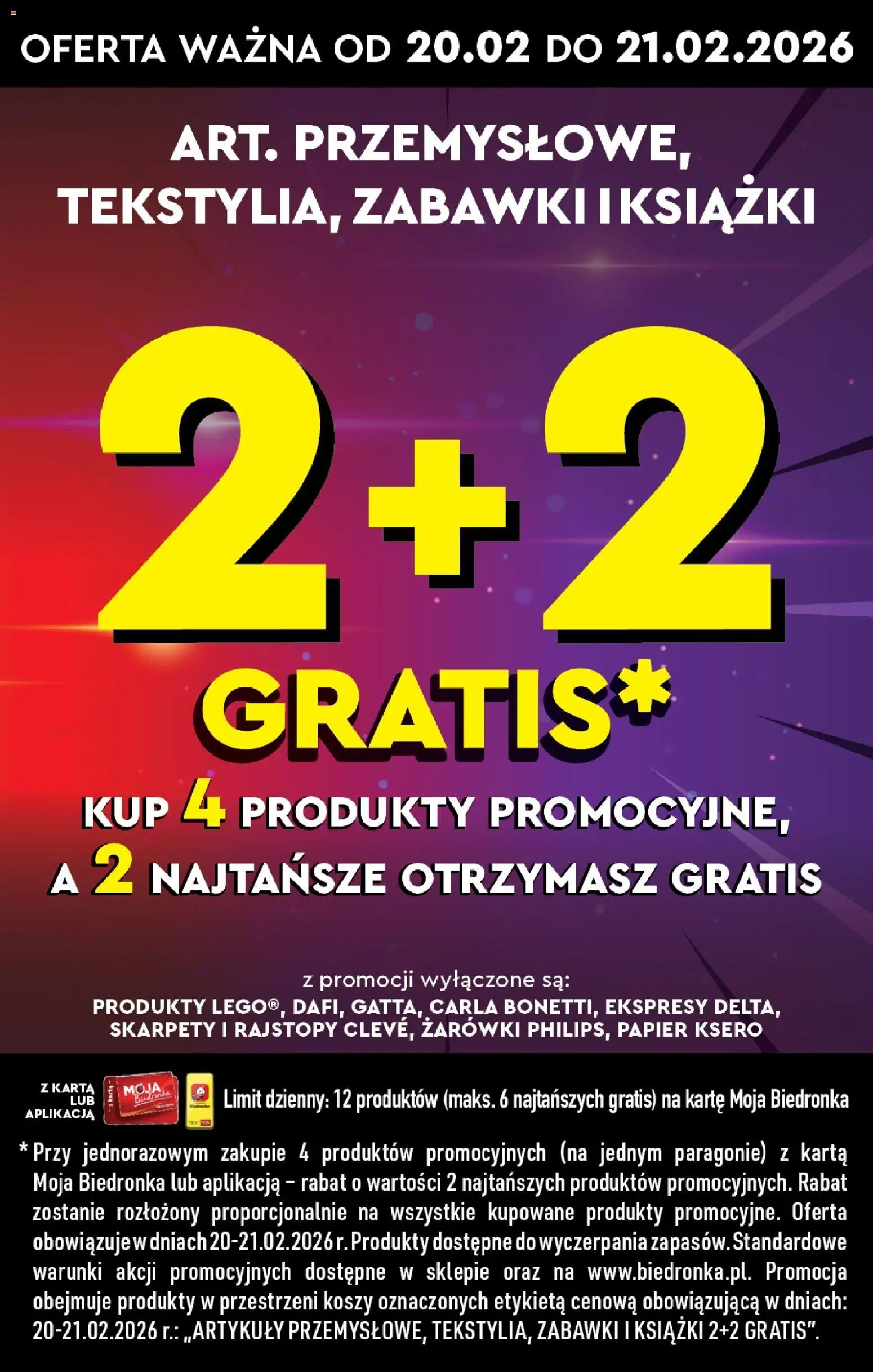 Biedronka gazetka - Tani weekend od 20.02.2026 | Strona: 11 | Produkty: Karta, Książki, Żarówki, Papier ksero