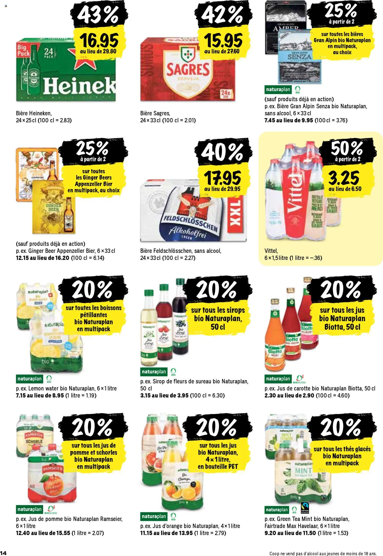 Coop - Les actions de la semaine – gültig ab 29.01.2026 | Seite: 14 | Produkte: Bier, Apple